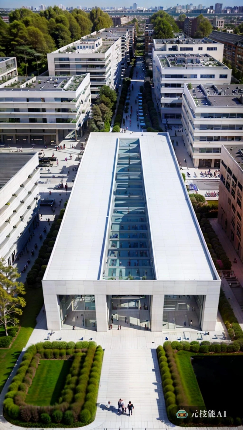 从鸟瞰图来看,市政厅小心翼翼地坐落在繁忙的商业街的中心,体现了北方和自然景观的和谐融合。它的设计灵感来自包豪斯风格,排除了极简主义和功能感,线条清晰,网格结构允许自然光照入室内。外立面覆盖着毡纸,不仅向该地区的传统工艺致敬,而且是一种可持续的、生态友好的材料,将接缝与周围环境融为一体。建筑的形式和材料是对建筑师创建一个尊重和增强其自然和文化背景的现代地标的愿景的考验 从鸟瞰图来看,市政厅小心翼翼地坐落在繁忙的商业街的中心,体现了北方和自然景观的和谐融合。它的设计灵感来自包豪斯风格,排除了极简主义和功能感,线条清晰,网格结构允许自然光照入室内。外立面覆盖着毡纸,不仅向该地区的传统工艺致敬,而且是一种可持续的、生态友好的材料,将接缝与周围环境融为一体。建筑的形式和材料是对建筑师创建一个尊重和增强其自然和文化背景的现代地标的愿景的考验