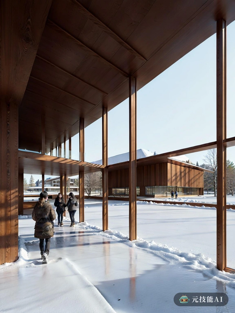 冰雪世界文化教育学院不仅仅是一座建筑;它是通往知识和文化理解的门户。学院的镀锌外墙与周围结冰的环境相得益彰,反映了周围闪闪发光的冰雪,在自然世界和学习世界之间建立了视觉联系。在内部,学院的嵌套形式创造了一系列亲密的学习空间,鼓励学生和教师以有意义的方式相互交流。落地窗让室内充满了自然光,即使在最冷的冬天,学院也会感到温暖和诱人。学院的设计完美融合了现代艺术建筑和现代极简主义,向该地区丰富的文化遗产致敬,同时也展望未来。在这里,学生和游客都可以在冰雪世界文化教育学院的欢迎范围内探索自己的发现之路。 冰雪世界文化教育学院不仅仅是一座建筑;它是通往知识和文化理解的门户。学院的镀锌外墙与周围结冰的环境相得益彰,反映了周围闪闪发光的冰雪,在自然世界和学习世界之间建立了视觉联系。在内部,学院的嵌套形式创造了一系列亲密的学习空间,鼓励学生和教师以有意义的方式相互交流。落地窗让室内充满了自然光,即使在最冷的冬天,学院也会感到温暖和诱人。学院的设计完美融合了现代艺术建筑和现代极简主义,向该地区丰富的文化遗产致敬,同时也展望未来。在这里,学生和游客都可以在冰雪世界文化教育学院的欢迎范围内探索自己的发现之路。