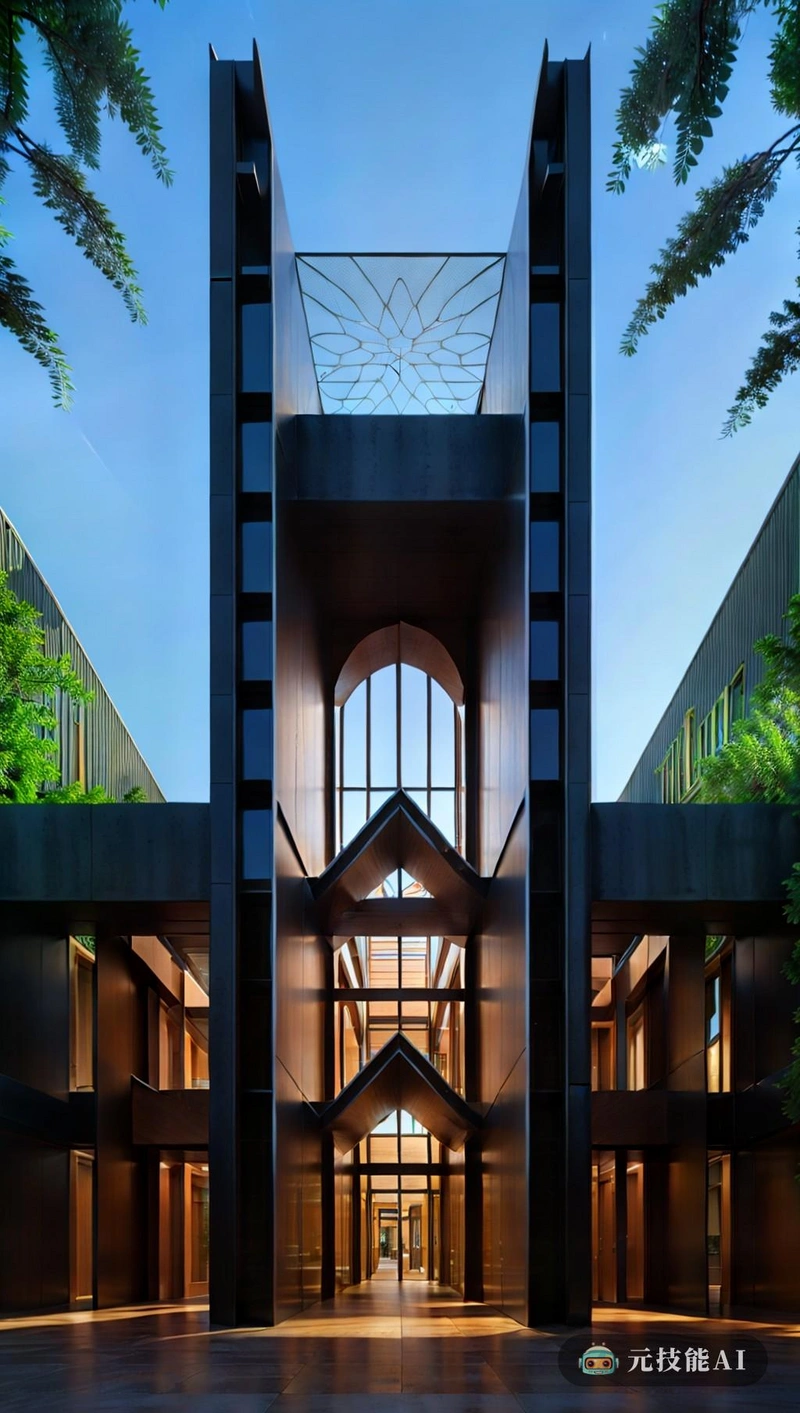 这座建筑矗立在高原郁郁葱葱的绿色植物中,其设计与周围的自然完美融合。它的正面装饰着复杂的金属网,为结构增添了现代艺术的气息。内部以后现代的讽刺和复杂性而自豪,既有趣又具有挑战性。哥特式风格的元素可以在高耸的柱子和拱门中看到,这些柱子和拱门支撑着建筑的结构。尽管外观雄伟,但这座建筑散发出一种温暖和舒适的感觉,吸引着游客探索其许多隐藏的秘密。 这座建筑矗立在高原郁郁葱葱的绿色植物中,其设计与周围的自然完美融合。它的正面装饰着复杂的金属网,为结构增添了现代艺术的气息。内部以后现代的讽刺和复杂性而自豪,既有趣又具有挑战性。哥特式风格的元素可以在高耸的柱子和拱门中看到,这些柱子和拱门支撑着建筑的结构。尽管外观雄伟,但这座建筑散发出一种温暖和舒适的感觉,吸引着游客探索其许多隐藏的秘密。