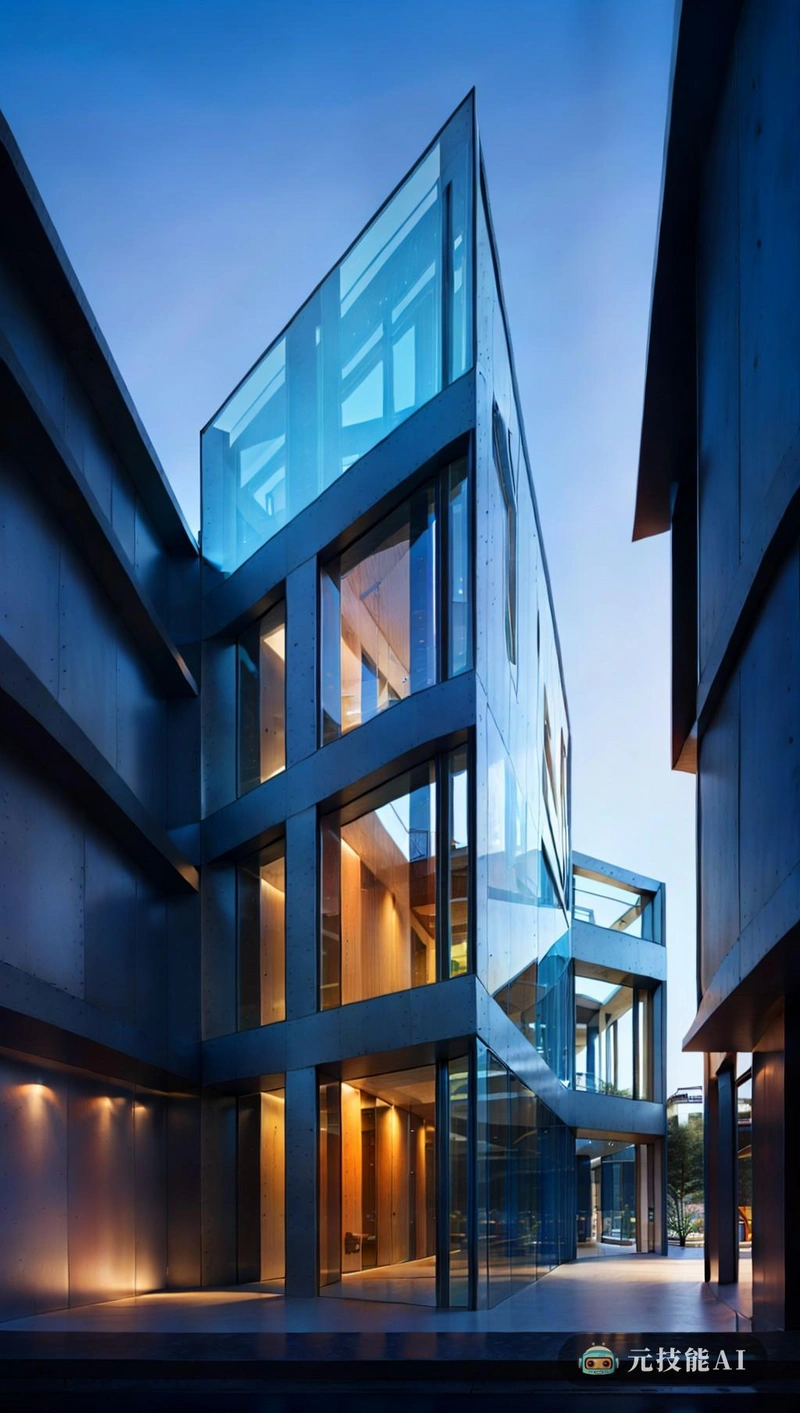 该建筑的建筑设计展示了后现代主义和实验建筑的惊人融合。剖面图回顾了几何和现代设计,线条清晰,角度锋利,营造出活力和创新感。主要使用合成树脂等聚合物合成材料建造,建筑的外部在阳光下闪闪发光,为其美学增添未来主义色彩 该建筑的建筑设计展示了后现代主义和实验建筑的惊人融合。剖面图回顾了几何和现代设计,线条清晰,角度锋利,营造出活力和创新感。主要使用合成树脂等聚合物合成材料建造,建筑的外部在阳光下闪闪发光,为其美学增添未来主义色彩