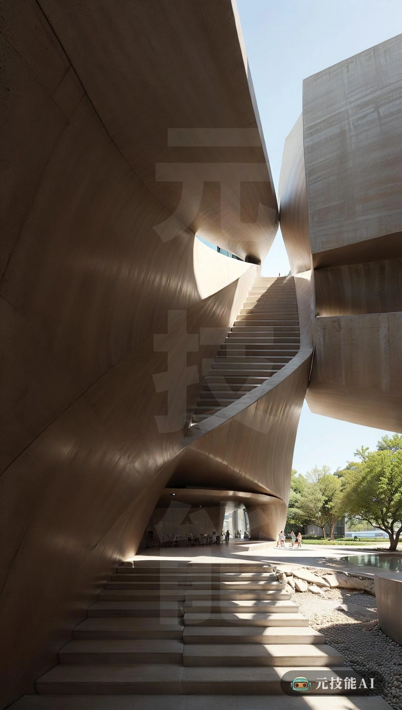 展览馆的建筑由诺曼·福斯特设计,是现代建筑的杰作。它以其反复出现的形状脱颖而出,与现代设计中占主导地位的弯曲和有机形式形成了鲜明对比,它捕捉阳光并将其反射成耀眼的光影。这种在建筑表面的光的发挥是UKiyoe艺术风格的精髓,以其利用光线和阴影创造动态生动的构图而闻名。福斯特的建筑不仅向这种传统的日本艺术形式致敬,而且将其提升到了一个新的水平,以和谐和视觉上引人注目的方式将新旧建筑融合在一起。结果是,这座建筑不仅具有功能性,而且具有深刻的美学意义,这考验了福斯特作为建筑师的技能,以及他将不同影响融合成一个有凝聚力和引人注目的整体的能力 展览馆的建筑由诺曼·福斯特设计,是现代建筑的杰作。它以其反复出现的形状脱颖而出,与现代设计中占主导地位的弯曲和有机形式形成了鲜明对比,它捕捉阳光并将其反射成耀眼的光影。这种在建筑表面的光的发挥是UKiyoe艺术风格的精髓,以其利用光线和阴影创造动态生动的构图而闻名。福斯特的建筑不仅向这种传统的日本艺术形式致敬,而且将其提升到了一个新的水平,以和谐和视觉上引人注目的方式将新旧建筑融合在一起。结果是,这座建筑不仅具有功能性,而且具有深刻的美学意义,这考验了福斯特作为建筑师的技能,以及他将不同影响融合成一个有凝聚力和引人注目的整体的能力