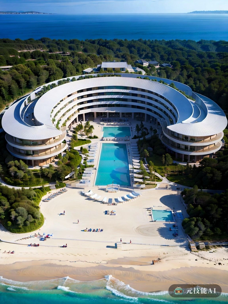 MarketBeach度假村不仅仅是一座建筑;这是一个目的地。从鸟瞰图上看,度假村呈现出郁郁葱葱的曲线和角度景观,与自然环境和谐融合。该设计巧妙地融合了意大利理性主义和现代主义,是形式和功能的结合,既尊重传统又尊重创新。 MarketBeach度假村不仅仅是一座建筑;这是一个目的地。从鸟瞰图上看,度假村呈现出郁郁葱葱的曲线和角度景观,与自然环境和谐融合。该设计巧妙地融合了意大利理性主义和现代主义,是形式和功能的结合,既尊重传统又尊重创新。