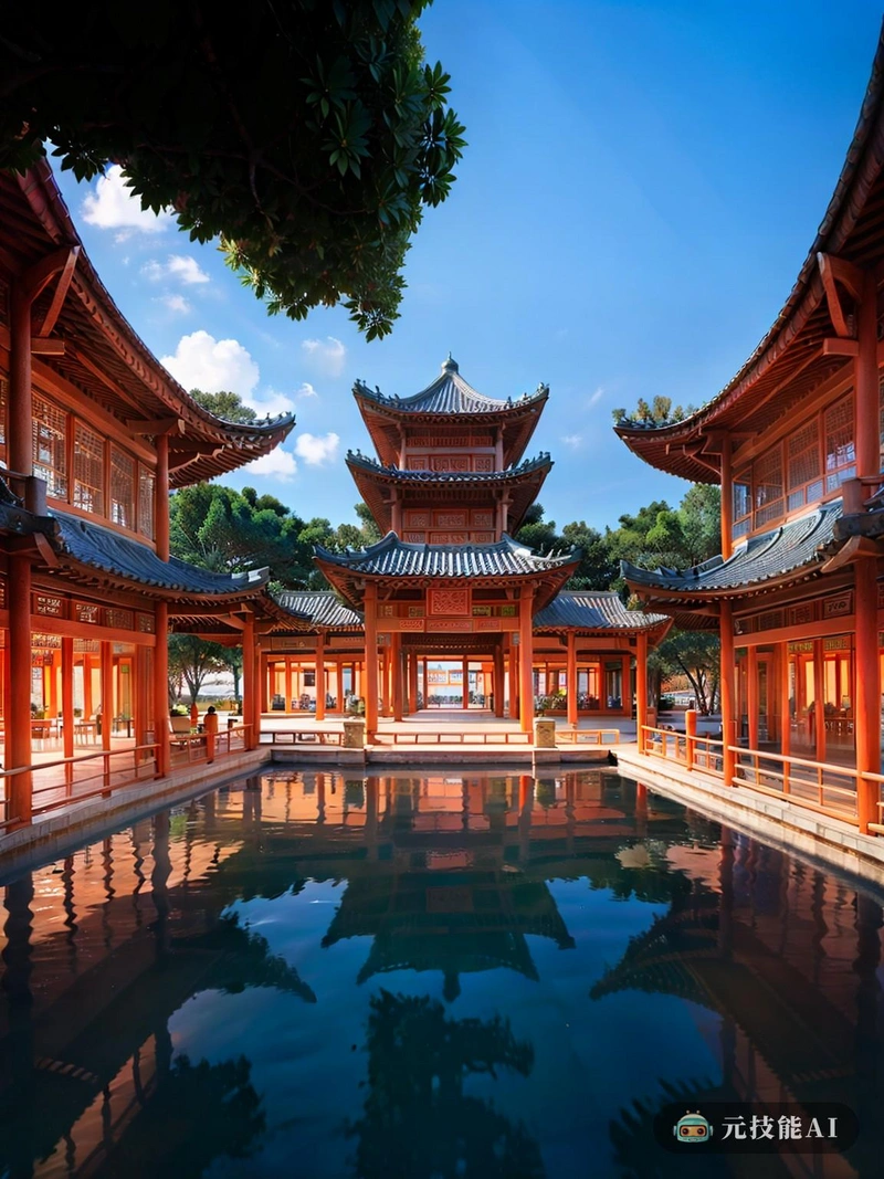 主题公园是一个城市绿洲,它将高科技魔法与中国传统建筑的宁静之美无缝地融合在一起。坐落在城市的中心,它提供了一个清爽的休息从喧嚣的城市生活。公园的设计巧妙地融合了现代和古代的影响,展示了两个世界的精华。蓬皮杜风格的建筑是对当代艺术和文化的致敬,拥有一系列令人兴奋的景点和互动展览。这些未来主义的地标与中国传统建筑形成鲜明对比,创造出迷人的视觉效果。公园的树林增添了一种自然的感觉,提供了一个舒适和诱人的氛围。郁郁葱葱的绿色空间和修剪整齐的草坪提供了一个安静的喘息从城市的快节奏的生活方式。游客可以漫步在蜿蜒的小径上,惊叹于细致的景观,享受大自然舒缓的声音。主题公园还设有一系列惊险的游乐设施和利用尖端技术的景点。从虚拟现实体验到互动游戏,公园里有适合每个人的东西。游客可以踏上太空之旅或探索海洋深处而不离开公园的舒适。除了技术上的神奇,主题公园还展示了中国丰富的文化遗产。传统的中国建筑遍布整个公园,亭台楼阁、宝塔和寺庙让人们得以一窥中国丰富的历史。游客可以欣赏文化表演,尝试传统手工艺,品尝美味的中国美食。公园的嵌套形式创造了一个迷宫般的布局,鼓励探索和发现。小路通向隐蔽的石窟和秘密花园,让游客猜测并期待旅程的下一个转折。公园的复杂设计不仅提供了一个愉快的体验,而且还教育游客关于中国文化中新旧文化的和谐融合。主题公园不仅仅是一个游乐园;这是一种身临其境的体验,将游客带入一个迷人的世界。这是一个最新科技与历史建筑共存的地方,为所有年龄段的人提供了一次难忘的冒险。 主题公园是一个城市绿洲,它将高科技魔法与中国传统建筑的宁静之美无缝地融合在一起。坐落在城市的中心,它提供了一个清爽的休息从喧嚣的城市生活。公园的设计巧妙地融合了现代和古代的影响,展示了两个世界的精华。蓬皮杜风格的建筑是对当代艺术和文化的致敬,拥有一系列令人兴奋的景点和互动展览。这些未来主义的地标与中国传统建筑形成鲜明对比,创造出迷人的视觉效果。公园的树林增添了一种自然的感觉,提供了一个舒适和诱人的氛围。郁郁葱葱的绿色空间和修剪整齐的草坪提供了一个安静的喘息从城市的快节奏的生活方式。游客可以漫步在蜿蜒的小径上,惊叹于细致的景观,享受大自然舒缓的声音。主题公园还设有一系列惊险的游乐设施和利用尖端技术的景点。从虚拟现实体验到互动游戏,公园里有适合每个人的东西。游客可以踏上太空之旅或探索海洋深处而不离开公园的舒适。除了技术上的神奇,主题公园还展示了中国丰富的文化遗产。传统的中国建筑遍布整个公园,亭台楼阁、宝塔和寺庙让人们得以一窥中国丰富的历史。游客可以欣赏文化表演,尝试传统手工艺,品尝美味的中国美食。公园的嵌套形式创造了一个迷宫般的布局,鼓励探索和发现。小路通向隐蔽的石窟和秘密花园,让游客猜测并期待旅程的下一个转折。公园的复杂设计不仅提供了一个愉快的体验,而且还教育游客关于中国文化中新旧文化的和谐融合。主题公园不仅仅是一个游乐园;这是一种身临其境的体验,将游客带入一个迷人的世界。这是一个最新科技与历史建筑共存的地方,为所有年龄段的人提供了一次难忘的冒险。