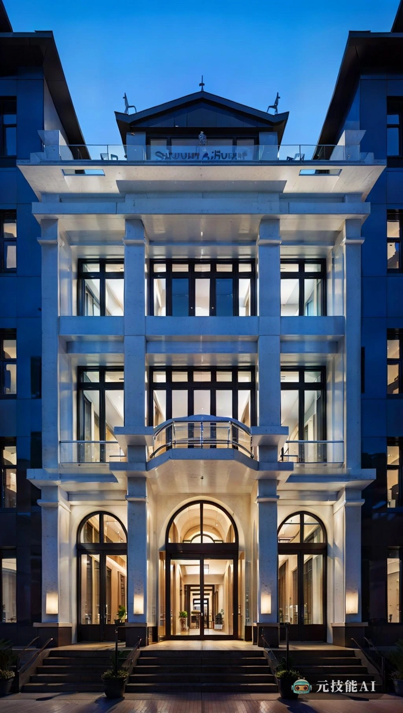 图中描绘了一座雄伟的建筑,采用历史街区设计,坐落在繁华的城市中心。该建筑以功能性工业设计为特色,从装饰其立面的光滑线条和平滑曲线中可以明显看出。该建筑的墙壁由EPS(可膨胀聚苯乙烯)制成,使其具有通风和轻质的外观,让人想起立体主义艺术。展馆的建筑风格在结构设计中清晰可见,其大窗户和开放空间允许充足的自然光和通风。现场背景是充满活力的城市,高耸的摩天大楼和繁忙的街道。尽管周围是如此热闹的环境,但这座建筑散发出一种宁静和宁静的气息,使其成为混乱中平静的灯塔。当人们走近这座建筑时,复杂的细节变得显而易见,比如华丽的飞檐和装饰门窗的精致线脚。整体效果是现代性与历史魅力的和谐融合,创造出真正独特的建筑杰作。 图中描绘了一座雄伟的建筑,采用历史街区设计,坐落在繁华的城市中心。该建筑以功能性工业设计为特色,从装饰其立面的光滑线条和平滑曲线中可以明显看出。该建筑的墙壁由EPS(可膨胀聚苯乙烯)制成,使其具有通风和轻质的外观,让人想起立体主义艺术。展馆的建筑风格在结构设计中清晰可见,其大窗户和开放空间允许充足的自然光和通风。现场背景是充满活力的城市,高耸的摩天大楼和繁忙的街道。尽管周围是如此热闹的环境,但这座建筑散发出一种宁静和宁静的气息,使其成为混乱中平静的灯塔。当人们走近这座建筑时,复杂的细节变得显而易见,比如华丽的飞檐和装饰门窗的精致线脚。整体效果是现代性与历史魅力的和谐融合,创造出真正独特的建筑杰作。