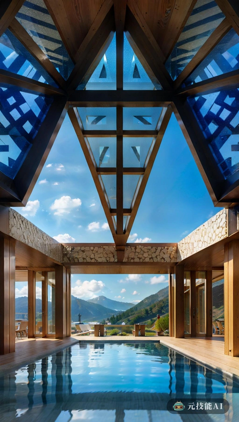 Geometric Mosaic Mountain Resort是现代建筑的典范,将几何设计与古典现实主义完美融合。该建筑的分段形式不仅提供了令人惊叹的旅游设施景观的鸟瞰图,还确保了最佳的功能性和可持续性。这种设计选择允许自然通风和遮阳,减少能源消耗,并提供舒适的室内温度。整个度假村的马赛克元素增添了一种充满活力和视觉吸引力,与山区景观的自然美景相呼应。这些马赛克精心制作,注重细节,具有复杂的图案和颜色,吸引客人的眼球,让他们沉浸在度假村独特的氛围中。Geometric Mosaic Mountain Resort提供奢华而难忘的体验,将最先进的设施与传统工艺相结合,并致力于可持续发展。 Geometric Mosaic Mountain Resort是现代建筑的典范,将几何设计与古典现实主义完美融合。该建筑的分段形式不仅提供了令人惊叹的旅游设施景观的鸟瞰图,还确保了最佳的功能性和可持续性。这种设计选择允许自然通风和遮阳,减少能源消耗,并提供舒适的室内温度。整个度假村的马赛克元素增添了一种充满活力和视觉吸引力,与山区景观的自然美景相呼应。这些马赛克精心制作,注重细节,具有复杂的图案和颜色,吸引客人的眼球,让他们沉浸在度假村独特的氛围中。Geometric Mosaic Mountain Resort提供奢华而难忘的体验,将最先进的设施与传统工艺相结合,并致力于可持续发展。