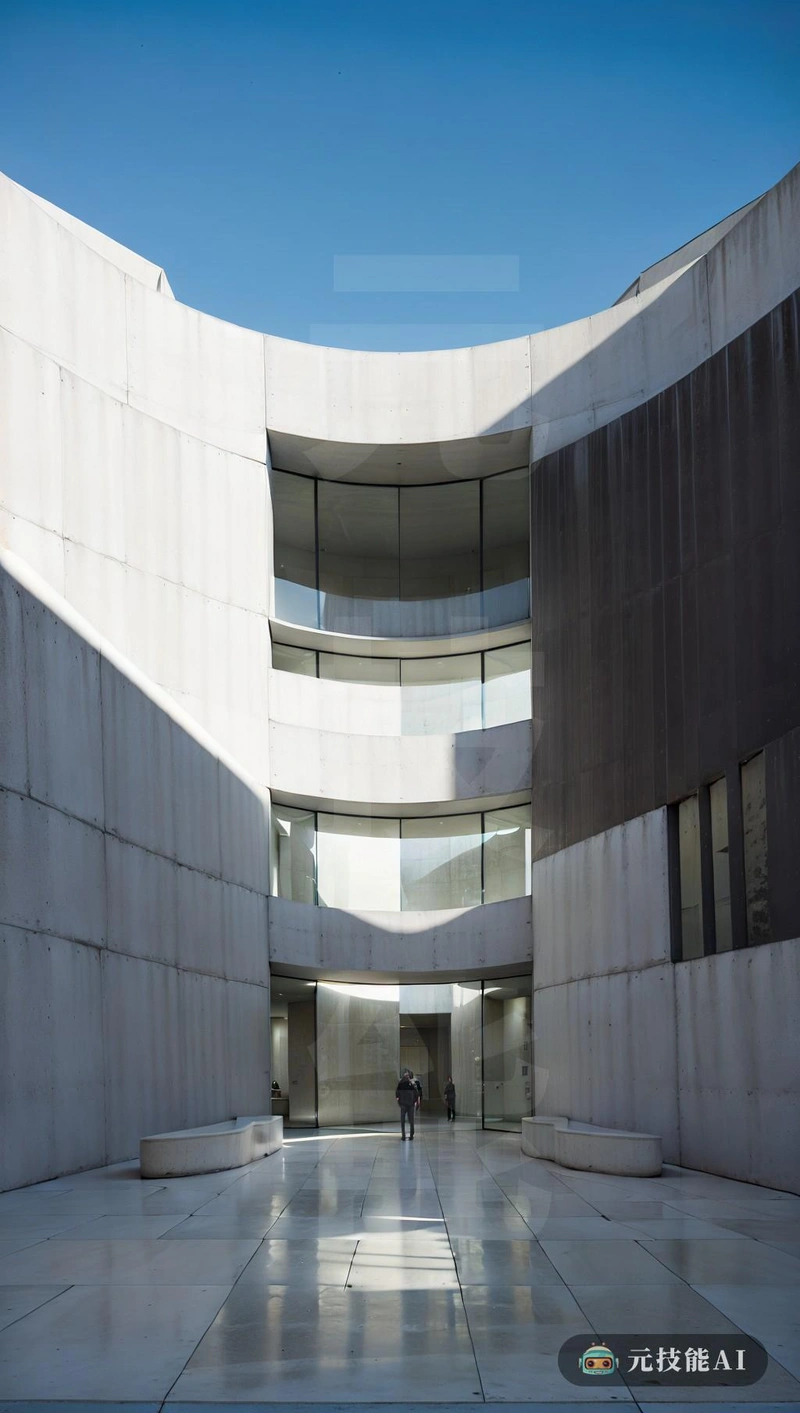 仓库光环建筑由Aldo Rossi设计，灵感来自Rammed Earth建筑，采用了一种典型的现代主义建筑的弯曲有机形式。不对称的形状创造了一种活力和能量感，而仓库风格元素的使用赋予了它一种工业特征感。设计的功能起源，这座建筑已经无缝地融入了周围的景观，看起来就像它一直都在那里