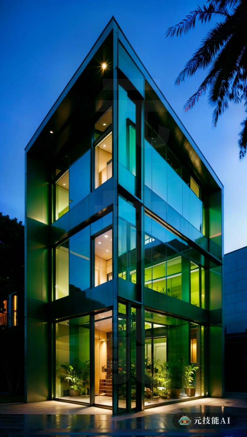 这座建筑的建筑设计将高科技和绿色建筑完美融合，灵感来自南美洲的热带雨水。从透视角度来看，野兽派的造型脱颖而出，重新组合了自然环境的崎岖和原始之美。镀膜玻璃是设计的一个关键特征，例如，不仅可以让自然光淹没室内空间，还可以过滤掉刺眼的紫外线，确保室内气候舒适