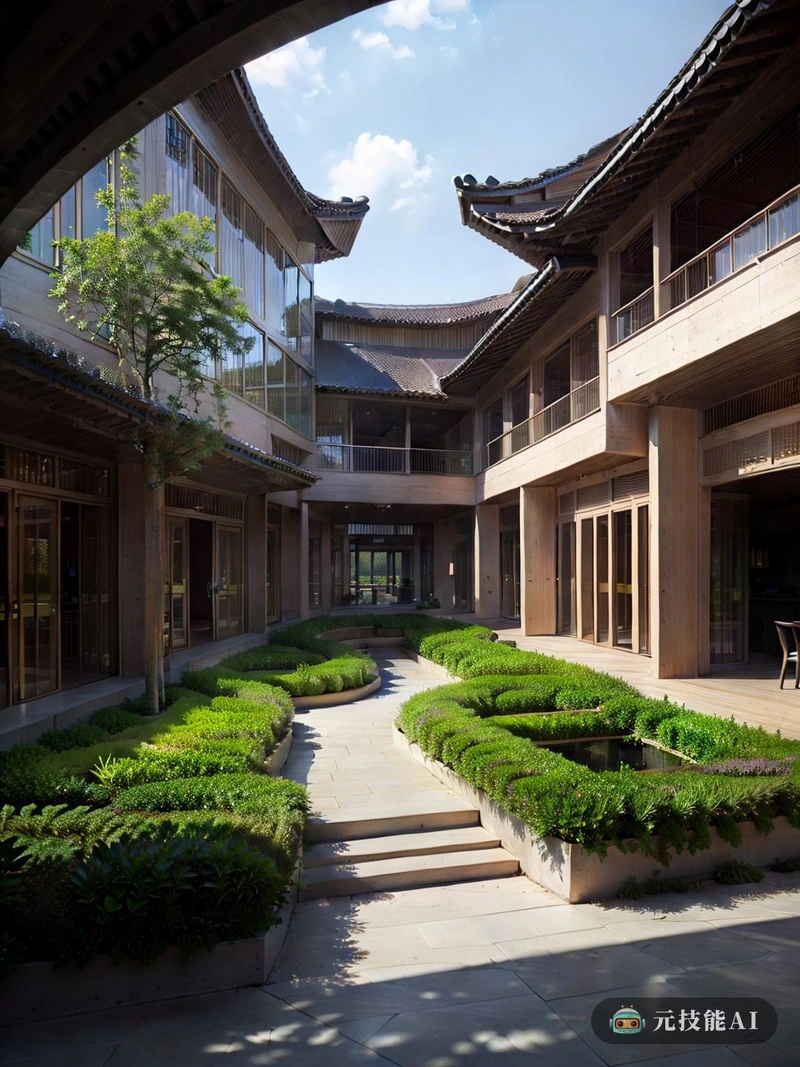水乡古镇是传统与现代元素和谐共存的典范。小镇的设计融合了解构主义和雕塑形式,创造了一种无与伦比的戏剧性和兴奋感。在城镇建筑的建造中使用混凝土板,使它们具有原始的工业美学,与郁郁葱葱的绿色植物和自然景观形成鲜明对比。水乡市集古镇是新城市主义运动的典型代表。它强调了可步行性、混合用途开发和社区意识的重要性。城镇的翼状结构从中心枢纽向外延伸,不仅提供了独特的视觉识别,而且还培养了居民之间的连通性和归属感。小镇的解构主义和雕塑设计元素真正使它与众不同。棱角分明的形式、意想不到的视角和破碎的几何形状的使用创造了一种既迷人又有趣的氛围。这些设计元素在城镇景观中得到呼应,修剪整齐的花园和公共空间点缀着粗糙的混凝土结构。总而言之,水乡古镇不仅仅是一个居住的地方;这是一种经历。它挑战了我们对城市外观和感觉的先入为主的观念,提供了一个充满活力和不断发展的城市环境,在视觉上令人兴奋,在功能和可持续发展上也令人兴奋。 水乡古镇是传统与现代元素和谐共存的典范。小镇的设计融合了解构主义和雕塑形式,创造了一种无与伦比的戏剧性和兴奋感。在城镇建筑的建造中使用混凝土板,使它们具有原始的工业美学,与郁郁葱葱的绿色植物和自然景观形成鲜明对比。水乡市集古镇是新城市主义运动的典型代表。它强调了可步行性、混合用途开发和社区意识的重要性。城镇的翼状结构从中心枢纽向外延伸,不仅提供了独特的视觉识别,而且还培养了居民之间的连通性和归属感。小镇的解构主义和雕塑设计元素真正使它与众不同。棱角分明的形式、意想不到的视角和破碎的几何形状的使用创造了一种既迷人又有趣的氛围。这些设计元素在城镇景观中得到呼应,修剪整齐的花园和公共空间点缀着粗糙的混凝土结构。总而言之,水乡古镇不仅仅是一个居住的地方;这是一种经历。它挑战了我们对城市外观和感觉的先入为主的观念,提供了一个充满活力和不断发展的城市环境,在视觉上令人兴奋,在功能和可持续发展上也令人兴奋。