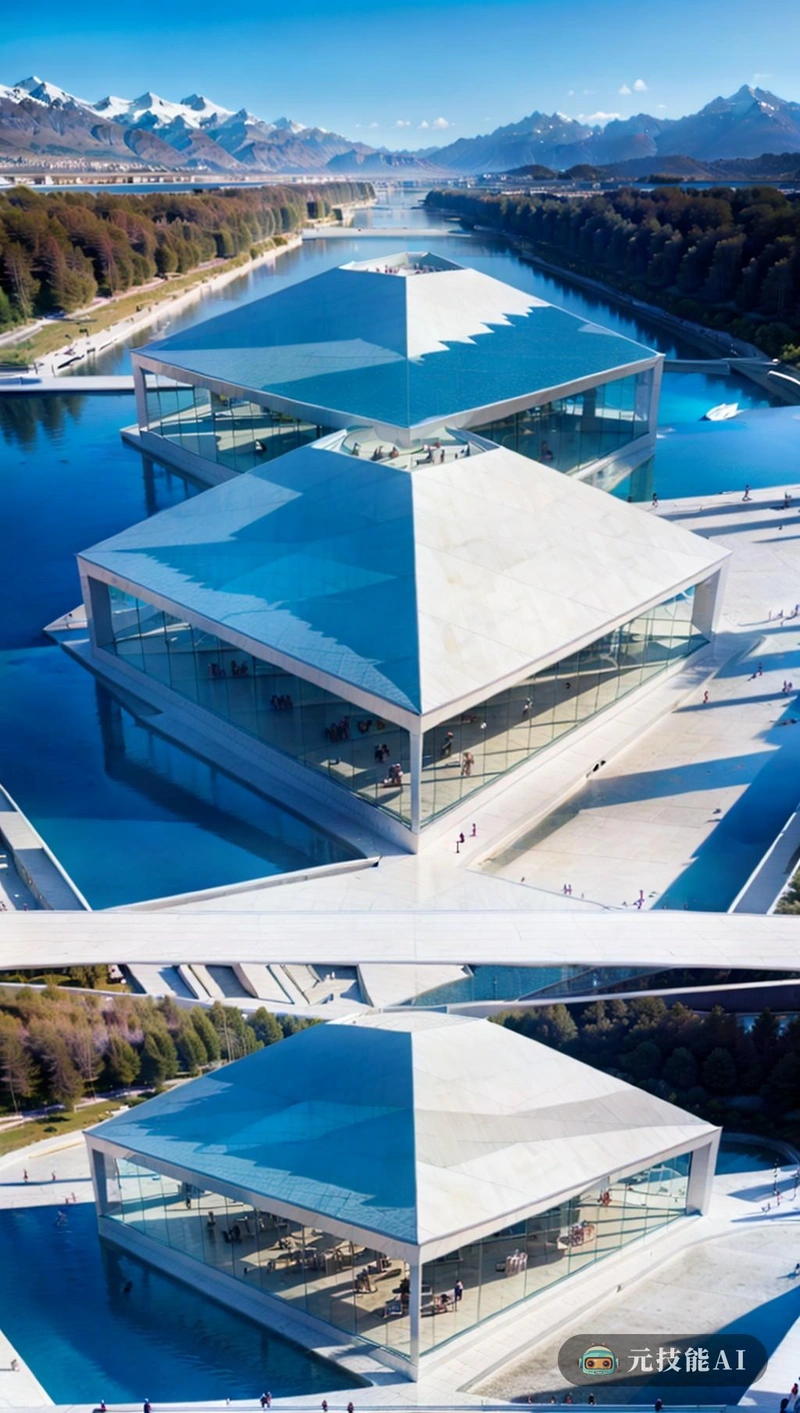全球地区政府大楼的建筑设计呈现出高科技和蓬皮杜风格的独特融合,强烈强调当代现实。从等轴测的角度来看,该结构看起来像是一种应力,抵抗了冰冻地形的恶劣气候。外部覆盖着gyrsum,反映了周围的景观,创造出一种既美观又实用的伪装效果。混合屋顶是对传统建筑的致敬,采用先进的材料和施工技术,以现代的方式进行演绎。其结果是,建筑不仅在视觉上引人注目,而且在资源利用方面也非常有效,在当代设计中体现可持续性和创新性原则 全球地区政府大楼的建筑设计呈现出高科技和蓬皮杜风格的独特融合,强烈强调当代现实。从等轴测的角度来看,该结构看起来像是一种应力,抵抗了冰冻地形的恶劣气候。外部覆盖着gyrsum,反映了周围的景观,创造出一种既美观又实用的伪装效果。混合屋顶是对传统建筑的致敬,采用先进的材料和施工技术,以现代的方式进行演绎。其结果是,建筑不仅在视觉上引人注目,而且在资源利用方面也非常有效,在当代设计中体现可持续性和创新性原则