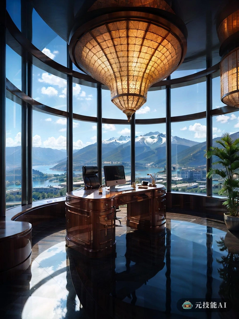 办公室位于山边的高层建筑中,有一个观景台,可以看到周围的景色。该建筑的设计融合了新艺术风格和格拉斯哥风格,复杂的细节和华丽的装饰赋予了它独特的个性。在内部,办公室用马赛克瓷砖装饰,营造出充满活力和丰富多彩的氛围。文艺复兴时期的风格在家具和固定装置中也很明显,为空间增添了一丝经典的优雅。办公室俯瞰观景台,游客可以在那里欣赏到下面山脉和山谷的壮丽景色。对于那些在独特和鼓舞人心的环境中茁壮成长的人来说,这是一个理想的工作场所。 办公室位于山边的高层建筑中,有一个观景台,可以看到周围的景色。该建筑的设计融合了新艺术风格和格拉斯哥风格,复杂的细节和华丽的装饰赋予了它独特的个性。在内部,办公室用马赛克瓷砖装饰,营造出充满活力和丰富多彩的氛围。文艺复兴时期的风格在家具和固定装置中也很明显,为空间增添了一丝经典的优雅。办公室俯瞰观景台,游客可以在那里欣赏到下面山脉和山谷的壮丽景色。对于那些在独特和鼓舞人心的环境中茁壮成长的人来说,这是一个理想的工作场所。