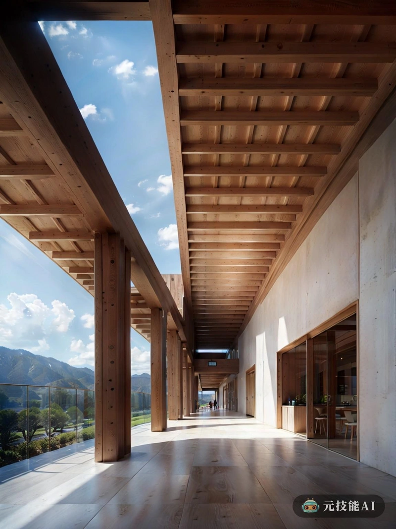 空中修道院是当代建筑的杰作,受到中国传统设计和解构主义风格的影响。建筑极简主义的混凝土外壳圆滑而现代,同时也向中国丰富的文化遗产致敬。修道院的设计融合了传统中国屋顶和窗户的元素,但又带有明显的现代风格。整个修道院使用高科技材料和系统,强调其对可持续发展的承诺。建筑的外壳用矿棉板隔热,它提供了出色的隔热和隔音,同时也很环保。修道院的屋顶太阳能电池板和雨水收集系统进一步提高了其生态友好性。修道院的内部与外部一样具有创新性。极简主义的设计美学贯穿始终,干净的线条和开放的空间鼓励平静和宁静的感觉。天然材料的使用,如木材和石材,补充了现代设计,创造了一个和谐的新旧交融。天空修道院不仅仅是一座建筑;这是一个避难所,游客可以在这里逃离日常生活的喧嚣。这是一个可以找到孤独、平静和灵感的地方。它是古代智慧和现代科技的融合,是可持续发展未来的希望灯塔。 空中修道院是当代建筑的杰作,受到中国传统设计和解构主义风格的影响。建筑极简主义的混凝土外壳圆滑而现代,同时也向中国丰富的文化遗产致敬。修道院的设计融合了传统中国屋顶和窗户的元素,但又带有明显的现代风格。整个修道院使用高科技材料和系统,强调其对可持续发展的承诺。建筑的外壳用矿棉板隔热,它提供了出色的隔热和隔音,同时也很环保。修道院的屋顶太阳能电池板和雨水收集系统进一步提高了其生态友好性。修道院的内部与外部一样具有创新性。极简主义的设计美学贯穿始终,干净的线条和开放的空间鼓励平静和宁静的感觉。天然材料的使用,如木材和石材,补充了现代设计,创造了一个和谐的新旧交融。天空修道院不仅仅是一座建筑;这是一个避难所,游客可以在这里逃离日常生活的喧嚣。这是一个可以找到孤独、平静和灵感的地方。它是古代智慧和现代科技的融合,是可持续发展未来的希望灯塔。