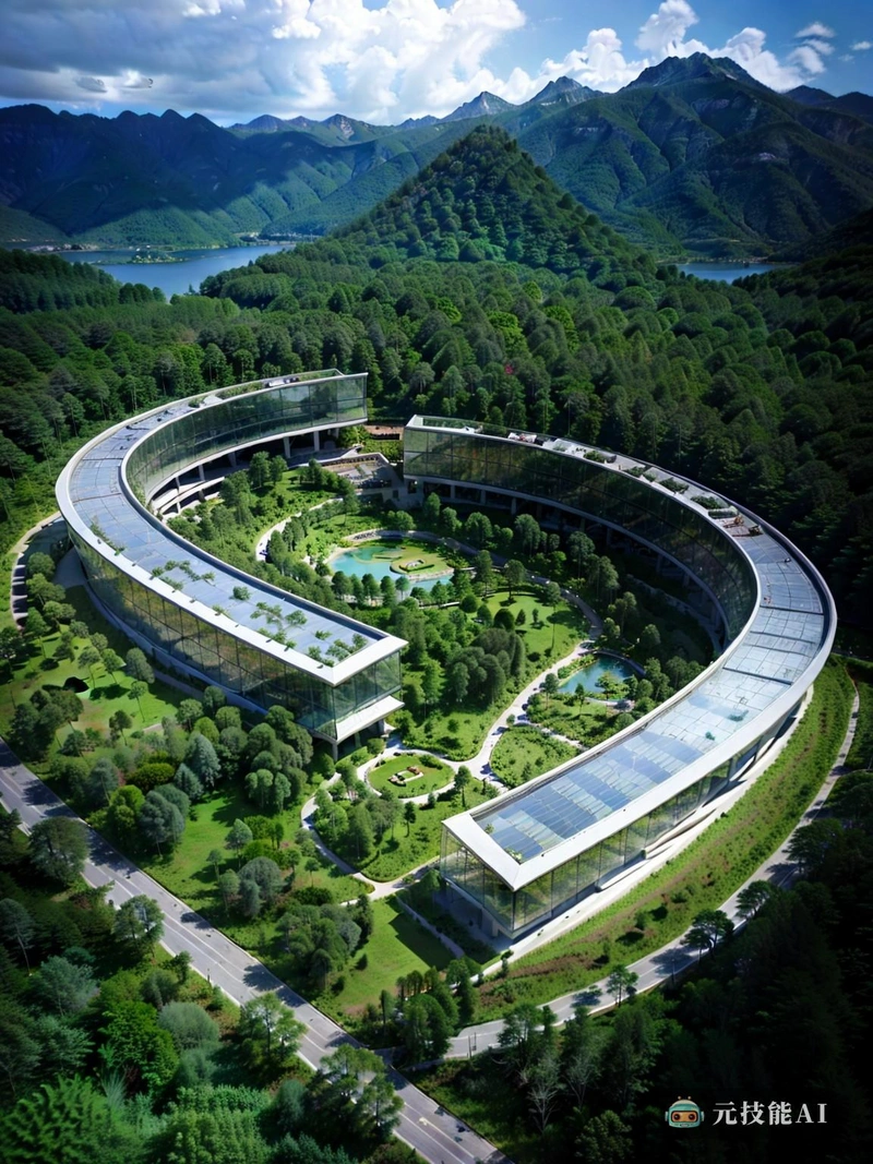 位于南美热带雨林中的政府中心是现代建筑的非凡壮举。在茂密的树叶中，簇拥的建筑似乎是自然景观的一部分，但它们却拥有最先进的政府运作设施。在设计时考虑到可持续性，结构使用创新的充气材料，提供最佳的绝缘，同时也允许自然通风。这种独特的高科技和可持续设计的结合，确保了政府中心不仅功能齐全，而且环保。建筑采用集群布局，最大限度地减少了对雨林地面的足迹，减少了对周围生态系统的影响。政府中心是当地社区的枢纽，提供方便高效的政府服务和资源。它还作为促进该地区可持续发展、教育和保护工作的平台。作为进步与合作的象征，位于南美热带雨林的政府中心代表着朝着更可持续的未来迈出了大胆的一步。