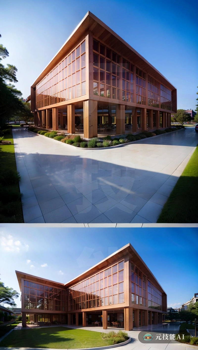 这座现代办公园区的建筑设计将中国传统建筑与野兽派建筑完美融合,创造了独特而引人注目的视觉冲击。建筑的外部采用铜立面,不仅为整体美学增添了温暖诱人的色彩,还反映了周围的环境,创造一个动态和不断变化的外观该结构通过其充满光线和反射的建筑得到了进一步的增强,它与自然光一起流动,降低了建筑的能耗。传统和现代设计元素的结合,以及铜和反射材料的使用,赋予办公园区一个独特的身份,既永恒又前瞻。园区内的交通系统也高度集成,确保计算机和游客都能轻松访问和连接 这座现代办公园区的建筑设计将中国传统建筑与野兽派建筑完美融合,创造了独特而引人注目的视觉冲击。建筑的外部采用铜立面,不仅为整体美学增添了温暖诱人的色彩,还反映了周围的环境,创造一个动态和不断变化的外观该结构通过其充满光线和反射的建筑得到了进一步的增强,它与自然光一起流动,降低了建筑的能耗。传统和现代设计元素的结合,以及铜和反射材料的使用,赋予办公园区一个独特的身份,既永恒又前瞻。园区内的交通系统也高度集成,确保计算机和游客都能轻松访问和连接