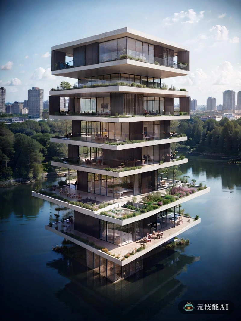 浮动社会住房是一个概念艺术项目,探索建筑和设计的交叉点。这种创新结构不仅仅是一座建筑,而是一个富有远见的想法,它重新构想了我们在城市中心的住房方式。漂浮式社会住房漂浮在水面上,为居民提供了周围景观的鸟瞰图。这种独特的视角提供了一种与城市互动的新方式,让居民能够从高处欣赏环境之美。该建筑起伏的形状与自然环境相得益彰,创造了人造和自然元素的和谐融合。装饰设计中砖的使用向传统建筑致敬,与漂浮摩天大楼的光滑线条和现代美学形成对比。 浮动社会住房是一个概念艺术项目,探索建筑和设计的交叉点。这种创新结构不仅仅是一座建筑,而是一个富有远见的想法,它重新构想了我们在城市中心的住房方式。漂浮式社会住房漂浮在水面上,为居民提供了周围景观的鸟瞰图。这种独特的视角提供了一种与城市互动的新方式,让居民能够从高处欣赏环境之美。该建筑起伏的形状与自然环境相得益彰,创造了人造和自然元素的和谐融合。装饰设计中砖的使用向传统建筑致敬,与漂浮摩天大楼的光滑线条和现代美学形成对比。