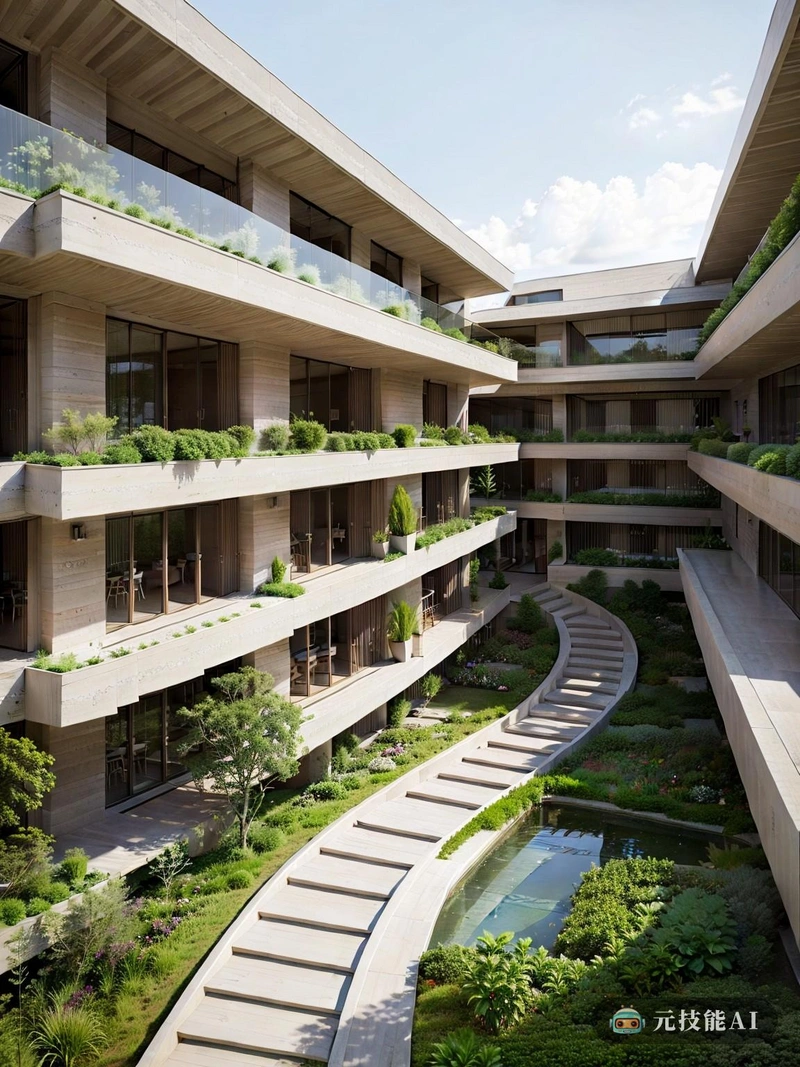 高科技社会住房综合体坐落在郁郁葱葱的绿色景观中,散发着现代感和可持续性。集群式布局营造了一种社区感,单元布置在共享的绿地和庭院周围。石灰石的使用增添了一丝自然之美,创造了高科技和绿色建筑的和谐融合。在室内,这些住宅采用了尖端技术,包括智能家居自动化和太阳能系统,以方便生活。 高科技社会住房综合体坐落在郁郁葱葱的绿色景观中,散发着现代感和可持续性。集群式布局营造了一种社区感,单元布置在共享的绿地和庭院周围。石灰石的使用增添了一丝自然之美,创造了高科技和绿色建筑的和谐融合。在室内,这些住宅采用了尖端技术,包括智能家居自动化和太阳能系统,以方便生活。