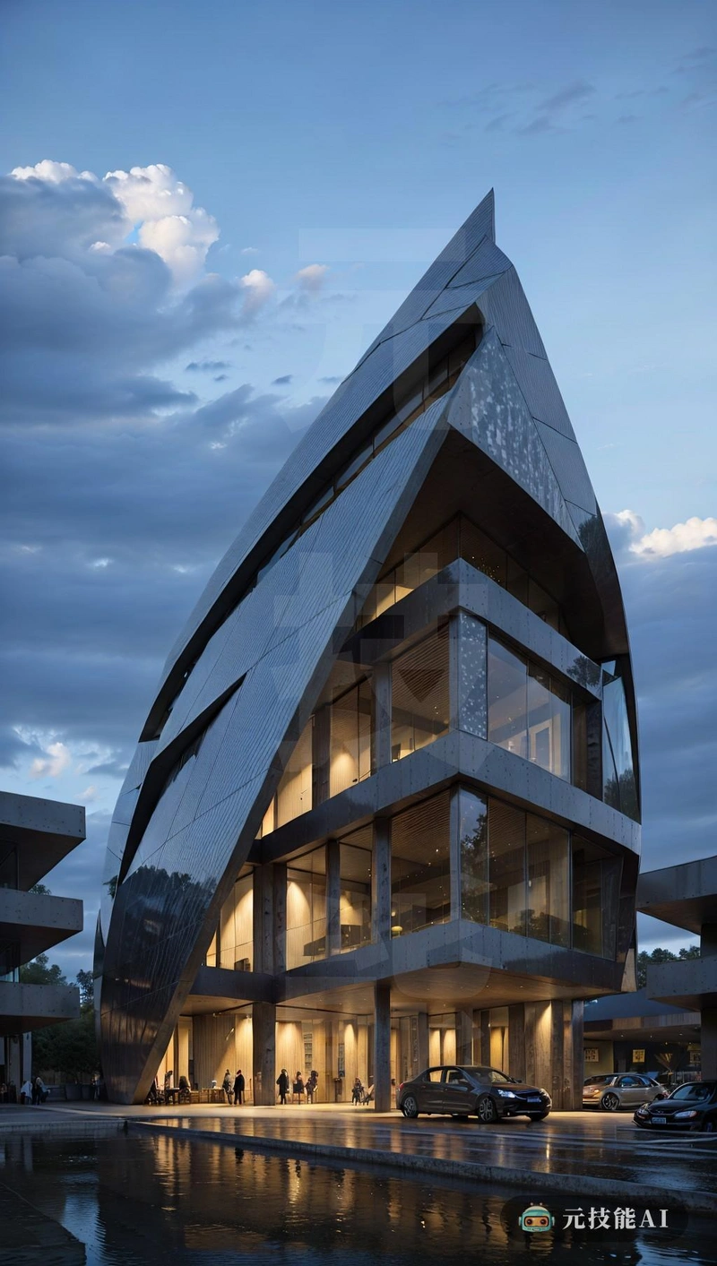 这座建筑是海岸建筑的杰作,它骄傲地站在雷暴的积压中,考验着它的韧性和与自然元素的和谐。它由自有建筑师Daniel Libeskind设计,体现了他动态形状和锐角的标志性风格,功能与艺术无缝融合,一种因其耐用性和半透明性而选择的材料,立面在不断变化的光线中闪闪发光,唤起一种幻想感和其他世界线。结构与风和雨交织在一起,其动态形状随着每一次阵风和倾盆大雨而变化,仿佛它是活的和破碎的。这座建筑不仅仅是一个静态的编辑,打破与环境接触的艺术作品,创造真正独特的字幕体验 这座建筑是海岸建筑的杰作,它骄傲地站在雷暴的积压中,考验着它的韧性和与自然元素的和谐。它由自有建筑师Daniel Libeskind设计,体现了他动态形状和锐角的标志性风格,功能与艺术无缝融合,一种因其耐用性和半透明性而选择的材料,立面在不断变化的光线中闪闪发光,唤起一种幻想感和其他世界线。结构与风和雨交织在一起,其动态形状随着每一次阵风和倾盆大雨而变化,仿佛它是活的和破碎的。这座建筑不仅仅是一个静态的编辑,打破与环境接触的艺术作品,创造真正独特的字幕体验