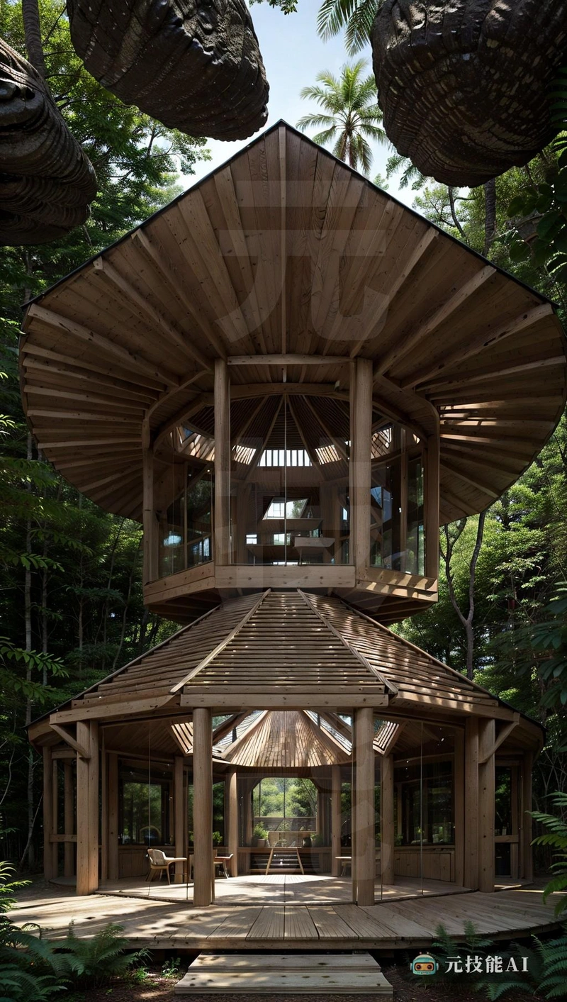 热带雨林露营地由自有建筑师Jean Nouvel设计,无缝融入其奢华的环境。这座八角形建筑是对Novel将新古典主义与现代设计元素完美融合的考验。该建筑的外部覆盖着木复合板,不仅因为它在恶劣的雨水气候中的耐用性,还因为它能够完成自然环境。该建筑的八角形平面图为露营地的设施提供了样本空间,同时确保了最佳的通风和自然光穿透。Nouvel的标志性风格是在建筑的干净线条和最小提名中演变而来的,热带雨林露营地是人与自然的和谐结合,体现了可持续建筑的原则,审视了其自然环境 热带雨林露营地由自有建筑师Jean Nouvel设计,无缝融入其奢华的环境。这座八角形建筑是对Novel将新古典主义与现代设计元素完美融合的考验。该建筑的外部覆盖着木复合板,不仅因为它在恶劣的雨水气候中的耐用性,还因为它能够完成自然环境。该建筑的八角形平面图为露营地的设施提供了样本空间,同时确保了最佳的通风和自然光穿透。Nouvel的标志性风格是在建筑的干净线条和最小提名中演变而来的,热带雨林露营地是人与自然的和谐结合,体现了可持续建筑的原则,审视了其自然环境