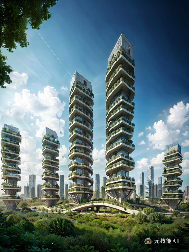 在这个赛博朋克城市的中心,农业建筑是人类聪明才智的证明。高耸的石头结构上悬挂的高架豆荚种植着各种作物,利用技术的力量提高农业产量。这些豆荚盘旋在郁郁葱葱的北欧景观之上,那里的草地和森林茁壮成长,为城市和乡村之间提供了天然的缓冲。北欧景观与自然景观的融合不仅美化了城市景观,而且是维持城市生态平衡的关键因素。支撑农业豆荚的石头结构让人想起包豪斯建筑,线条流畅,设计简约。包豪斯的影响遍及整个城市,从装饰豆荚外观的几何图案到高耸在地平线上的棱角分明的摩天大楼。城市的嵌套形式在其设计中得到呼应,每个元素相互联系并加强整体结构。这种科技与自然的和谐融合展示了一种可持续、高效、美丽的新生活方式。 在这个赛博朋克城市的中心,农业建筑是人类聪明才智的证明。高耸的石头结构上悬挂的高架豆荚种植着各种作物,利用技术的力量提高农业产量。这些豆荚盘旋在郁郁葱葱的北欧景观之上,那里的草地和森林茁壮成长,为城市和乡村之间提供了天然的缓冲。北欧景观与自然景观的融合不仅美化了城市景观,而且是维持城市生态平衡的关键因素。支撑农业豆荚的石头结构让人想起包豪斯建筑,线条流畅,设计简约。包豪斯的影响遍及整个城市,从装饰豆荚外观的几何图案到高耸在地平线上的棱角分明的摩天大楼。城市的嵌套形式在其设计中得到呼应,每个元素相互联系并加强整体结构。这种科技与自然的和谐融合展示了一种可持续、高效、美丽的新生活方式。