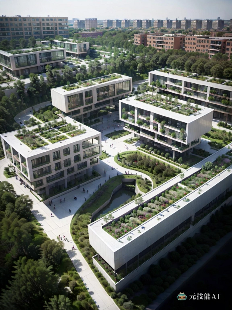 图片以鸟瞰的视角打开,俯瞰位于崎岖工业景观中的住宅综合体。该建筑群由一系列亭台楼阁式建筑组成,每一个都有自己独特的形式和特点。混凝土是建筑中使用的主要材料,为结构提供了稳定和耐用的感觉。这些建筑通过高架人行道连接起来,允许居民轻松地从一个单元移动到另一个单元,而不必穿越下面的工业地形。形式的流动性是显著的。与传统的盒状建筑不同,这些亭子有着圆润的边缘、光滑的轮廓和动态的角度。它们似乎在有机地流动,几乎就像流动的液体。这种流动性通过缺乏直角来强调,给综合体一种更有机和自然的感觉。现代城市规划理念“转弯理论”是本次设计的核心。它强调建筑和空间需要随着时间的推移而适应和发展,而不是静态和不灵活。在这里,住宅综合体不仅仅是单个单元的集合,而是一个与环境和居住在其中的人相互作用的动态生态系统。在粗犷的工业背景下的设置也值得注意。住宅综合体并没有试图隐藏或隐藏它的工业邻居,而是补充它们。它拥抱了该地区的粗糙和原始,并将其融入其设计中。这种自然与城市发展之间的和谐共存展示了建筑和规划如何不仅有助于创造功能空间,还有助于创造视觉上吸引人的空间。 图片以鸟瞰的视角打开,俯瞰位于崎岖工业景观中的住宅综合体。该建筑群由一系列亭台楼阁式建筑组成,每一个都有自己独特的形式和特点。混凝土是建筑中使用的主要材料,为结构提供了稳定和耐用的感觉。这些建筑通过高架人行道连接起来,允许居民轻松地从一个单元移动到另一个单元,而不必穿越下面的工业地形。形式的流动性是显著的。与传统的盒状建筑不同,这些亭子有着圆润的边缘、光滑的轮廓和动态的角度。它们似乎在有机地流动,几乎就像流动的液体。这种流动性通过缺乏直角来强调,给综合体一种更有机和自然的感觉。现代城市规划理念“转弯理论”是本次设计的核心。它强调建筑和空间需要随着时间的推移而适应和发展,而不是静态和不灵活。在这里,住宅综合体不仅仅是单个单元的集合,而是一个与环境和居住在其中的人相互作用的动态生态系统。在粗犷的工业背景下的设置也值得注意。住宅综合体并没有试图隐藏或隐藏它的工业邻居,而是补充它们。它拥抱了该地区的粗糙和原始,并将其融入其设计中。这种自然与城市发展之间的和谐共存展示了建筑和规划如何不仅有助于创造功能空间,还有助于创造视觉上吸引人的空间。