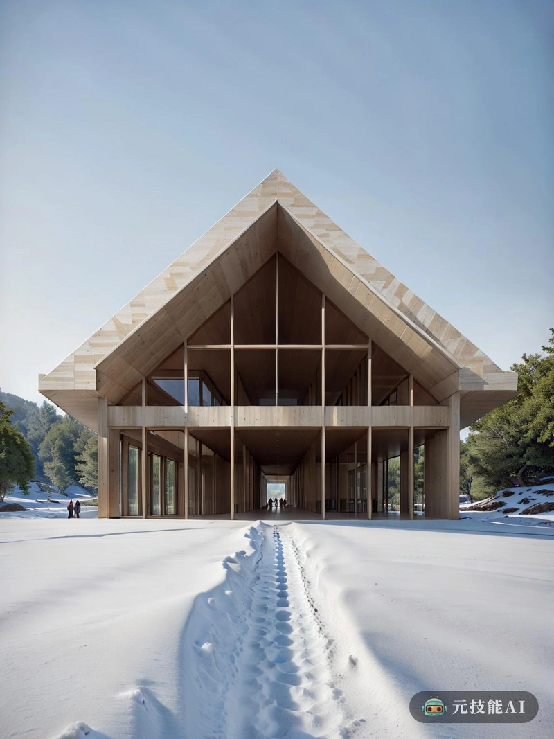 冰雪世界:反光学院是现代艺术建筑的一个杰出例子,将形式和功能与自然环境无缝融合。锌涂层的外部反映了周围的冰雪,形成了一个闪闪发光的灯塔,吸引了人们的目光。建筑的嵌套形式与山脉的自然几何形状相呼应,在建筑和环境之间建立了和谐的纽带。在室内,光线充足的教室和大厅沐浴在自然光中,为学生和游客营造了一种温暖而诱人的氛围。这所教育机构不仅是一个学习的地方,也是一座文化灯塔,歌颂我们称之为家的冰冷世界的丰富遗产和美丽。 冰雪世界:反光学院是现代艺术建筑的一个杰出例子,将形式和功能与自然环境无缝融合。锌涂层的外部反映了周围的冰雪,形成了一个闪闪发光的灯塔,吸引了人们的目光。建筑的嵌套形式与山脉的自然几何形状相呼应,在建筑和环境之间建立了和谐的纽带。在室内,光线充足的教室和大厅沐浴在自然光中,为学生和游客营造了一种温暖而诱人的氛围。这所教育机构不仅是一个学习的地方,也是一座文化灯塔,歌颂我们称之为家的冰冷世界的丰富遗产和美丽。