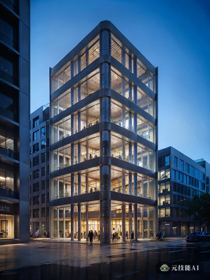 在这个赛博朋克城市的中心地带,一座建筑从人群中脱颖而出。它采用独特的蓬皮杜风格外骨骼设计,裸露的管道和管道赋予它一种原始的工业美学,既引人注目又现代。该建筑的正面是反射玻璃和钢的马赛克,反映了城市的天际线和定义它的无尽技术流。 在这个赛博朋克城市的中心地带,一座建筑从人群中脱颖而出。它采用独特的蓬皮杜风格外骨骼设计,裸露的管道和管道赋予它一种原始的工业美学,既引人注目又现代。该建筑的正面是反射玻璃和钢的马赛克,反映了城市的天际线和定义它的无尽技术流。