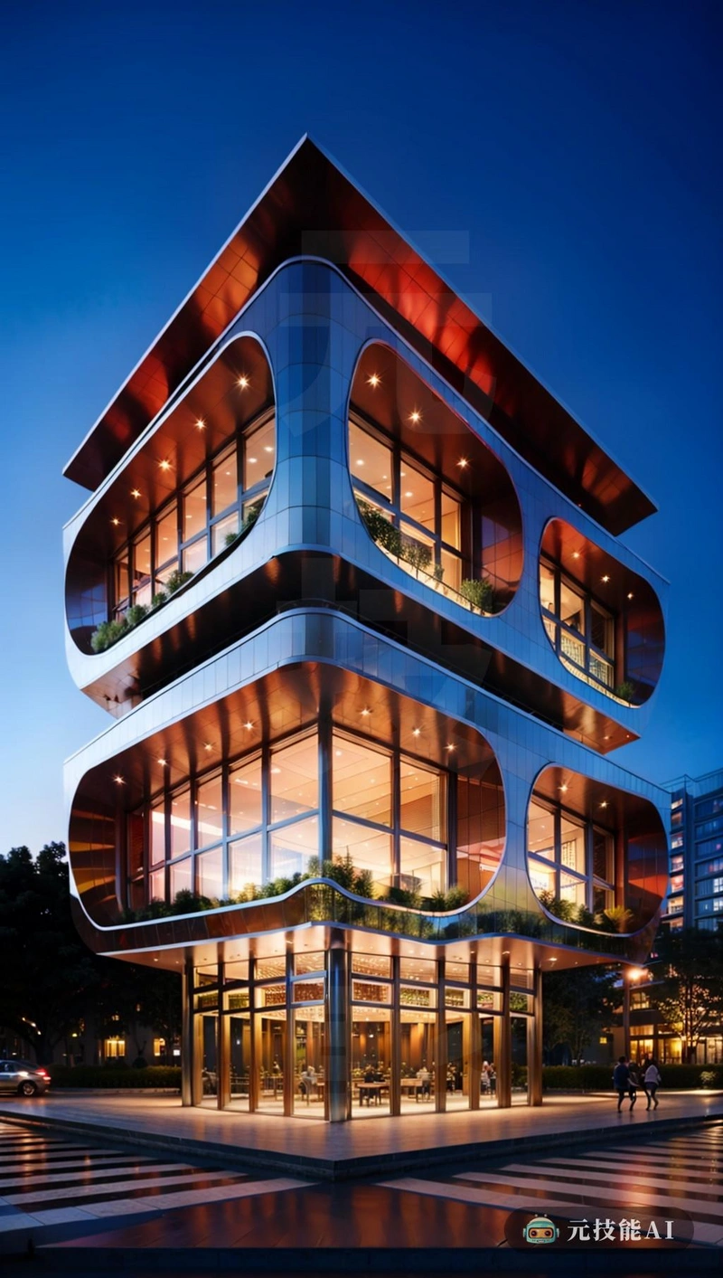 这座建筑的建筑设计完美融合了动态景观、平台上的商业中心公园和有机建筑,所有这些都受到了Al Williamson风格的启发。它的铝合金结构创造了一个平移的外观,提醒人们好莱坞的浮华和光泽。建筑接缝随着白天的光线而变化,从各个角度看起来都不一样,就像商业世界不断变化的景观一样,在内部,商业中心公园般的环境为人们提供了一个从日常工作生活的喧嚣中解脱出来的召唤和短暂的休息。有机建筑与其基础无缝衔接,很像自然世界,创造了一个和谐的工作和放松环境。这座建筑不仅仅是一个结构,而是一件功能性和美感都令人愉悦的艺术品 这座建筑的建筑设计完美融合了动态景观、平台上的商业中心公园和有机建筑,所有这些都受到了Al Williamson风格的启发。它的铝合金结构创造了一个平移的外观,提醒人们好莱坞的浮华和光泽。建筑接缝随着白天的光线而变化,从各个角度看起来都不一样,就像商业世界不断变化的景观一样,在内部,商业中心公园般的环境为人们提供了一个从日常工作生活的喧嚣中解脱出来的召唤和短暂的休息。有机建筑与其基础无缝衔接,很像自然世界,创造了一个和谐的工作和放松环境。这座建筑不仅仅是一个结构,而是一件功能性和美感都令人愉悦的艺术品