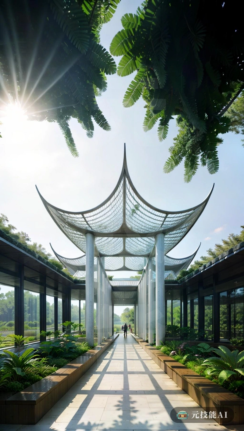 ZooA花园坐落在葱郁的森林深处,是对现代中国建筑风格与水晶宫永恒元素和谐融合的考验。这座出口建筑重新组装成晶格结构,由尖端的聚合物合成材料,特别是合成树脂制成。这些材料以其耐用性和多功能性而闻名,模拟中国传统建筑的整体晶格,同时保持现代美学。结构接缝漂浮在周围的雾气中,其透明的立面使森林成为室内空间的一个组成部分,模糊自然与建筑的界限ZooA花园不仅向中国丰富的建筑遗产致敬,而且体现了创新和可持续发展的精神,使其成为一个真正引人注目的建筑地标 ZooA花园坐落在葱郁的森林深处,是对现代中国建筑风格与水晶宫永恒元素和谐融合的考验。这座出口建筑重新组装成晶格结构,由尖端的聚合物合成材料,特别是合成树脂制成。这些材料以其耐用性和多功能性而闻名,模拟中国传统建筑的整体晶格,同时保持现代美学。结构接缝漂浮在周围的雾气中,其透明的立面使森林成为室内空间的一个组成部分,模糊自然与建筑的界限ZooA花园不仅向中国丰富的建筑遗产致敬,而且体现了创新和可持续发展的精神,使其成为一个真正引人注目的建筑地标