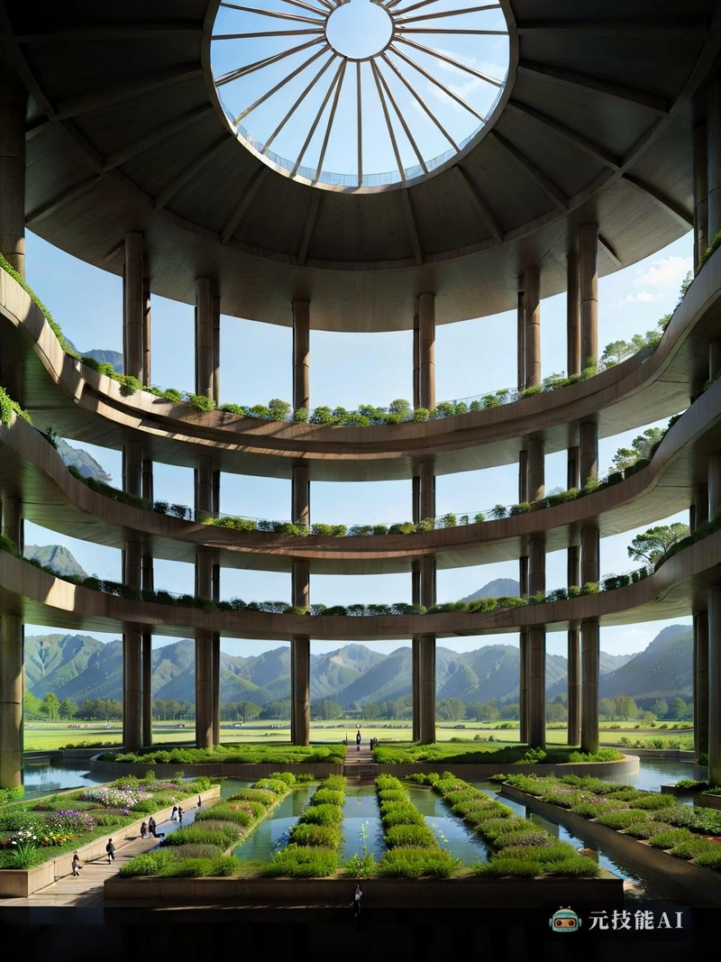 大胆的竹政府高科技农业园区是一个野兽派的杰作,将形式和功能完美融合。它的纪念碑式设计,让人想起一座未来堡垒,引起了人们的关注和尊重。使用竹子作为主要建筑材料不仅是对可持续性的认可,也是对该材料非凡抗拉强度和柔韧性的证明。流线型的建筑和水晶形状使结构具有时尚和现代的美学,既有视觉吸引力,又有结构健全。 大胆的竹政府高科技农业园区是一个野兽派的杰作,将形式和功能完美融合。它的纪念碑式设计,让人想起一座未来堡垒,引起了人们的关注和尊重。使用竹子作为主要建筑材料不仅是对可持续性的认可,也是对该材料非凡抗拉强度和柔韧性的证明。流线型的建筑和水晶形状使结构具有时尚和现代的美学,既有视觉吸引力,又有结构健全。