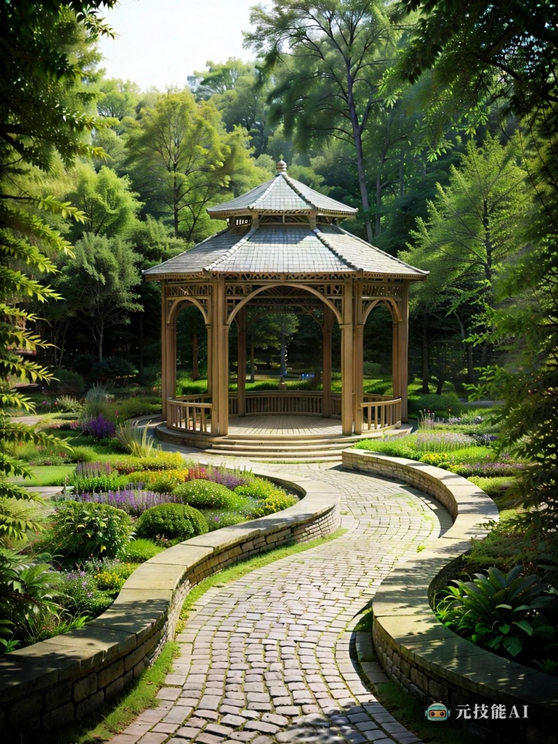 在这个迷人的花园的中心,迎接游客的是精致的新古典主义建筑,让人想起古希腊和罗马的寺庙。圆柱和复杂的雕刻向过去的伟大文明致敬,体现了一种宏伟和尊严的感觉。毗邻这些结构,郁郁葱葱的绿色草坪和盛开的花坛创造了一个舒缓的氛围,邀请一个放松和放松。一条潺潺的小溪蜿蜒流过花园,它轻柔的潺潺声增添了一丝宁静。在花园的一角,一群维多利亚风格的凉亭为阅读或安静沉思提供了一个舒适的地方。这些迷人的亭子装饰着复杂的格子和彩色玻璃窗,在地面上投射出彩虹的图案。当人们冒险深入花园时,他们会看到一系列后现代雕塑,这些雕塑诙谐地点缀在树叶之间。这些由竹子材料制成的抽象形式散发着现代性和实验感,邀请游客参与其中的抽象美。在远处的角落,一个古老的洞穴庇护着一个宁静的倒影池,它的凉水在阳光下闪闪发光。石洞雕刻在岩面上,展示了令人惊叹的钟乳石和石笋,创造了一种超凡脱俗的气氛。这个花园不仅仅是美丽风景的集合;这是一种身临其境的体验,可以让游客穿越时空。每个角落都提供了一个新的发现,一个不同的视角,邀请他们释放他们的想象力,迷失在迷人的迷宫中。 在这个迷人的花园的中心,迎接游客的是精致的新古典主义建筑,让人想起古希腊和罗马的寺庙。圆柱和复杂的雕刻向过去的伟大文明致敬,体现了一种宏伟和尊严的感觉。毗邻这些结构,郁郁葱葱的绿色草坪和盛开的花坛创造了一个舒缓的氛围,邀请一个放松和放松。一条潺潺的小溪蜿蜒流过花园,它轻柔的潺潺声增添了一丝宁静。在花园的一角,一群维多利亚风格的凉亭为阅读或安静沉思提供了一个舒适的地方。这些迷人的亭子装饰着复杂的格子和彩色玻璃窗,在地面上投射出彩虹的图案。当人们冒险深入花园时,他们会看到一系列后现代雕塑,这些雕塑诙谐地点缀在树叶之间。这些由竹子材料制成的抽象形式散发着现代性和实验感,邀请游客参与其中的抽象美。在远处的角落,一个古老的洞穴庇护着一个宁静的倒影池,它的凉水在阳光下闪闪发光。石洞雕刻在岩面上,展示了令人惊叹的钟乳石和石笋,创造了一种超凡脱俗的气氛。这个花园不仅仅是美丽风景的集合;这是一种身临其境的体验,可以让游客穿越时空。每个角落都提供了一个新的发现,一个不同的视角,邀请他们释放他们的想象力,迷失在迷人的迷宫中。