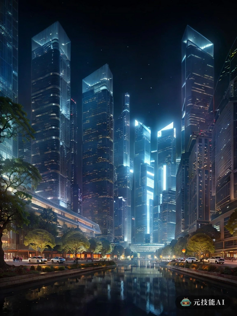 照片的开头是一个赛博朋克城市的全景,高耸的建筑和光滑的摩天大楼直冲云霄。城市景观是人类智慧和科技进步的证明,LED屏幕闪烁的广告和霓虹灯在夜空中投射出彩虹般的色彩。自动驾驶汽车在光滑的高速公路上疾驰,前灯划破黑暗。在前景中,郁郁葱葱的野生动物栖息地与城市共存。高耸的建筑物之间点缀着树木和灌木,树叶在夏日的微风中沙沙作响。五颜六色的鲜花盛开,吸引了蝴蝶和蜂鸟。一条潺潺的小溪蜿蜒穿过城市丛林,清澈的河水映衬着城市的天际线。野生动物栖息地被设计成流动的、嵌套的形式,创造了自然和技术的和谐融合。依偎在树枝上的是一个鸟巢,其精致的结构与附近摩天大楼的光滑线条形成鲜明对比。一只松鼠在树枝上蹦蹦跳跳,毛茸茸的尾巴拖在身后。城市景观装饰着石膏前卫建筑,其棱角分明的形状和大胆的设计在摩天大楼的背景下脱颖而出。这些结构不仅是功能性建筑,也是与自然环境无缝融合的艺术作品。这幅图展示了我们在城市发展和自然保护之间创造和谐平衡的能力。它展示了我们如何将野生动物栖息地融入我们的城市,使它们更宜居和可持续发展。在这个赛博朋克的世界里,自然和技术完美和谐地共存。 照片的开头是一个赛博朋克城市的全景,高耸的建筑和光滑的摩天大楼直冲云霄。城市景观是人类智慧和科技进步的证明,LED屏幕闪烁的广告和霓虹灯在夜空中投射出彩虹般的色彩。自动驾驶汽车在光滑的高速公路上疾驰,前灯划破黑暗。在前景中,郁郁葱葱的野生动物栖息地与城市共存。高耸的建筑物之间点缀着树木和灌木,树叶在夏日的微风中沙沙作响。五颜六色的鲜花盛开,吸引了蝴蝶和蜂鸟。一条潺潺的小溪蜿蜒穿过城市丛林,清澈的河水映衬着城市的天际线。野生动物栖息地被设计成流动的、嵌套的形式,创造了自然和技术的和谐融合。依偎在树枝上的是一个鸟巢,其精致的结构与附近摩天大楼的光滑线条形成鲜明对比。一只松鼠在树枝上蹦蹦跳跳,毛茸茸的尾巴拖在身后。城市景观装饰着石膏前卫建筑,其棱角分明的形状和大胆的设计在摩天大楼的背景下脱颖而出。这些结构不仅是功能性建筑,也是与自然环境无缝融合的艺术作品。这幅图展示了我们在城市发展和自然保护之间创造和谐平衡的能力。它展示了我们如何将野生动物栖息地融入我们的城市,使它们更宜居和可持续发展。在这个赛博朋克的世界里,自然和技术完美和谐地共存。