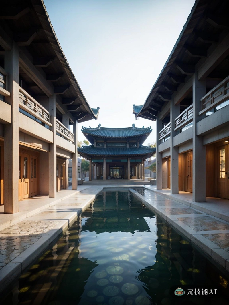 这幅画以古城广场的景色开场,这是一个历史重现的地方。鹅卵石小径和古老的石灰石建筑散发着传统和温暖的感觉,让人想起韩国丰富的文化遗产。城市广场上充满了活动,人们漫步,聊天,欣赏周围的环境。孩子们在喷泉里玩耍,营造出一种既清新又怀旧的快乐和纯真感。与传统的韩国建筑不同,极简主义和混凝土结构从城市广场的边缘拔地而起。这些野兽派建筑,以其粗糙和棱角分明的形式,为传统的环境增添了现代气息。建筑中使用的混凝土具有原始和未经抛光的质量,与石灰石建筑相辅相成,创造出有趣的视觉动态。这张照片是韩国建筑不断发展的见证。它展示了传统元素如何与现代设计相融合,创造出独特而和谐的融合。新旧,传统和现代的并置,创造了一个充满活力的挂毯,既刺激又发人深省。 这幅画以古城广场的景色开场,这是一个历史重现的地方。鹅卵石小径和古老的石灰石建筑散发着传统和温暖的感觉,让人想起韩国丰富的文化遗产。城市广场上充满了活动,人们漫步,聊天,欣赏周围的环境。孩子们在喷泉里玩耍,营造出一种既清新又怀旧的快乐和纯真感。与传统的韩国建筑不同,极简主义和混凝土结构从城市广场的边缘拔地而起。这些野兽派建筑,以其粗糙和棱角分明的形式,为传统的环境增添了现代气息。建筑中使用的混凝土具有原始和未经抛光的质量,与石灰石建筑相辅相成,创造出有趣的视觉动态。这张照片是韩国建筑不断发展的见证。它展示了传统元素如何与现代设计相融合,创造出独特而和谐的融合。新旧,传统和现代的并置,创造了一个充满活力的挂毯,既刺激又发人深省。