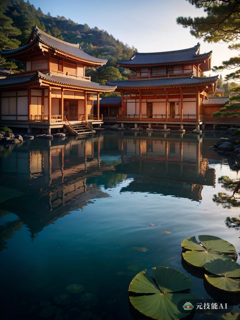 这幅画以高原的全景开始,展示了郁郁葱葱的田野和宁静的湖泊。在前景中,一个传统的日本公园成为焦点,其中有精心维护的花园和一个充满彩色锦鲤的池塘。公园周围环绕着一群木制建筑,它们倾斜的屋顶和优雅的线条让人想起传统建筑。然而,这些建筑有一些明显的现代气息。它们似乎是用先进的材料和技术建造的,暗示着高科技和可持续设计。太阳能电池板装饰着屋顶,而节能窗户让自然光照亮室内。这些建筑通过人行道网络连接起来,创造了一个综合而高效的基础设施。这幅画的分段形式是通过将画布划分成不同的部分来强调的。每个部分都代表了乡村重建的不同方面:自然环境、传统建筑和高科技进步。这些部分是平衡而独特的,很像日本农村的新旧融合。这幅画使用的丙烯酸板给作品带来了一种深度和质感。这位艺术家灵巧的笔触捕捉到了每个场景的本质,从锦鲤的复杂细节到夏日天空的柔和色调。鲜艳的色彩和动态的构图创造了一个既引人注目又迷人的视觉叙事。总之,这幅画是日本乡村重建的见证,展示了传统建筑与高科技和可持续设计的和谐融合。它提供了一个令人信服的未来愿景,过去和现在和谐共存,唤起观众的美感和平衡感。 这幅画以高原的全景开始,展示了郁郁葱葱的田野和宁静的湖泊。在前景中,一个传统的日本公园成为焦点,其中有精心维护的花园和一个充满彩色锦鲤的池塘。公园周围环绕着一群木制建筑,它们倾斜的屋顶和优雅的线条让人想起传统建筑。然而,这些建筑有一些明显的现代气息。它们似乎是用先进的材料和技术建造的,暗示着高科技和可持续设计。太阳能电池板装饰着屋顶,而节能窗户让自然光照亮室内。这些建筑通过人行道网络连接起来,创造了一个综合而高效的基础设施。这幅画的分段形式是通过将画布划分成不同的部分来强调的。每个部分都代表了乡村重建的不同方面:自然环境、传统建筑和高科技进步。这些部分是平衡而独特的,很像日本农村的新旧融合。这幅画使用的丙烯酸板给作品带来了一种深度和质感。这位艺术家灵巧的笔触捕捉到了每个场景的本质,从锦鲤的复杂细节到夏日天空的柔和色调。鲜艳的色彩和动态的构图创造了一个既引人注目又迷人的视觉叙事。总之,这幅画是日本乡村重建的见证,展示了传统建筑与高科技和可持续设计的和谐融合。它提供了一个令人信服的未来愿景,过去和现在和谐共存,唤起观众的美感和平衡感。