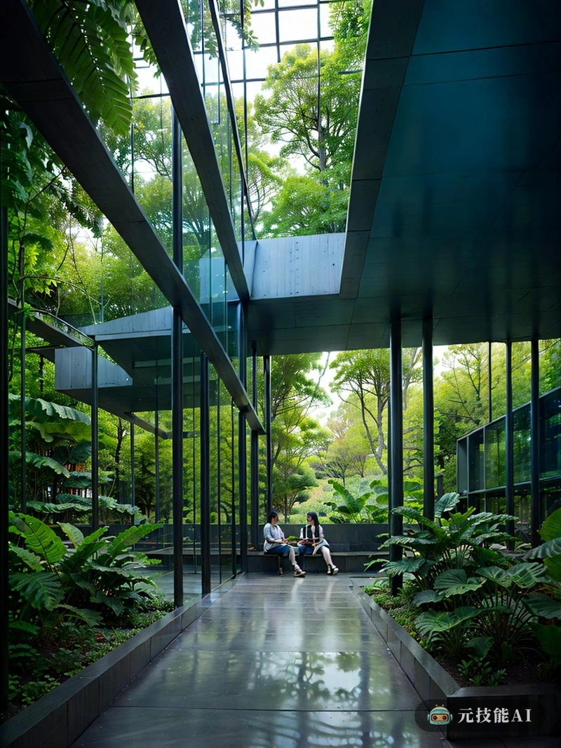 博物馆热带雨林营地是现代主义建筑及其与自然融合的哲学的证明。坐落在热带雨林茂密的树叶中，博物馆的时尚和极简主义设计与自然环境相辅相成，使它看起来好像是从地球本身诞生的。这座具有纪念意义的建筑，有着广阔的线条和开放的空间，在吸引游客探索其展览的同时，也赢得了人们的尊重。博物馆的油漆涂料为已经丰富的热带雨林增添了活力。这些颜色与自然的绿色和蓝色形成鲜明的对比，创造了一场既迷人又令人振奋的视觉盛宴。从错综复杂的马赛克地板到光滑的金属固定装置，博物馆的国际现代主义风格在每个细节上都闪耀着光芒。博物馆的全景设计为游客提供了一个360度的热带雨林景观，让他们完全沉浸在自然世界的美丽和宁静中。无论是站在观景台上，还是透过落地窗，游客都能看到令人惊叹和谦卑的景色。博物馆热带雨林营地不仅仅是一个参观的地方;这种体验改变了我们看待艺术和自然的方式。它挑战我们重新思考我们与环境的关系，并提醒我们在我们周围广阔而奇妙的世界中我们的小地方。