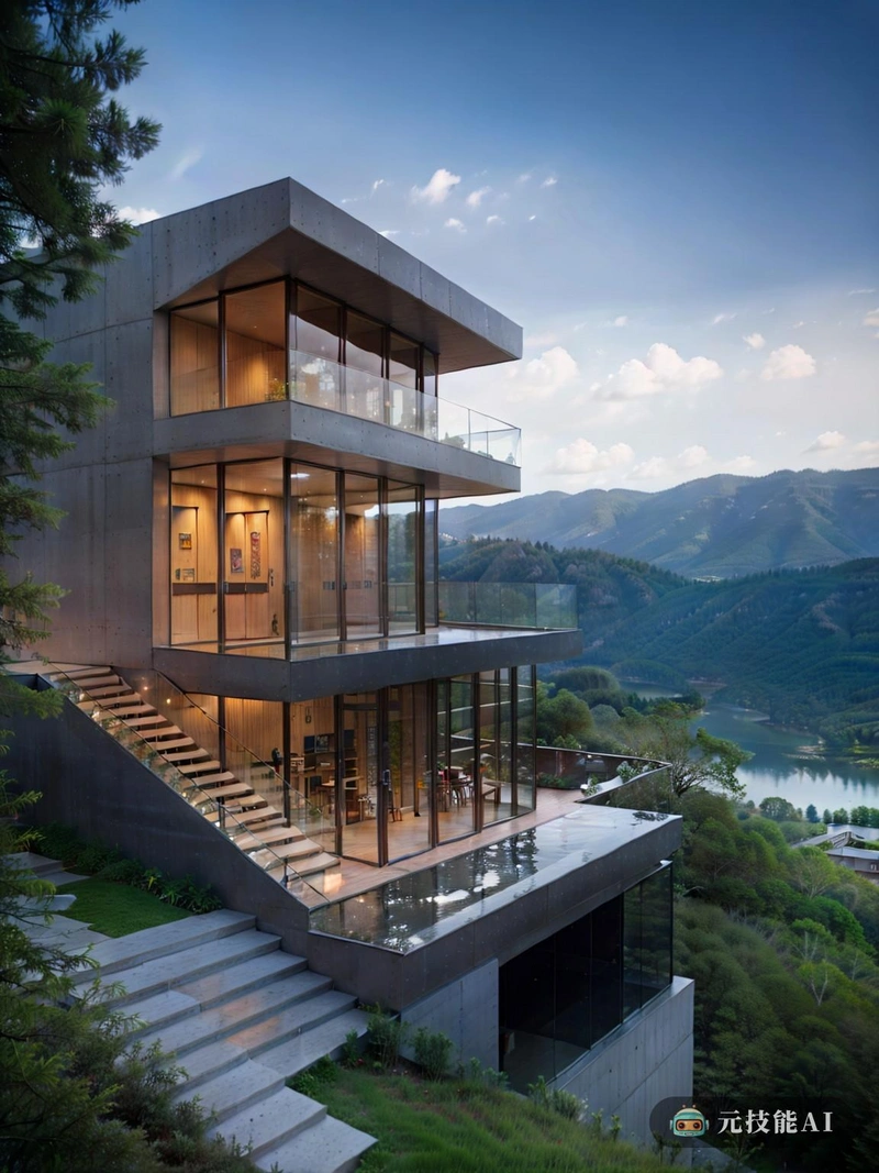 住宅综合体是现代建筑的证明,与它所居住的自然环境形成鲜明对比。这些建筑以原始和暴露的美学建造,以最纯粹的形式展示了野蛮主义运动。巨大的混凝土结构高耸于景观之上,其棱角分明的形状和几何图案既美观又结构合理。观景台位于建筑群的最高点,可以欣赏到下面山脉和山谷的全景。游客可以在欣赏周围令人惊叹的景色的同时,享受大自然的宁静之美。该综合体的设计不仅在结构上具有创新性,而且在环境上具有可持续性。在建筑过程中使用再生塑料减少了浪费,并为建筑提供了独特的材料质感。现代材料与传统山墙屋顶的结合为整体设计增添了一层历史和个性。这个建筑群为那些寻求逃离喧嚣的日常生活的人提供了一个避难所。它提供了一个独特的融合现代建筑,环境的可持续性,和令人叹为观止的自然景观。游客们留下了敬畏,惊叹于人工和自然元素的和谐融合,共同创造了这个非凡的山区度假胜地。 住宅综合体是现代建筑的证明,与它所居住的自然环境形成鲜明对比。这些建筑以原始和暴露的美学建造,以最纯粹的形式展示了野蛮主义运动。巨大的混凝土结构高耸于景观之上,其棱角分明的形状和几何图案既美观又结构合理。观景台位于建筑群的最高点,可以欣赏到下面山脉和山谷的全景。游客可以在欣赏周围令人惊叹的景色的同时,享受大自然的宁静之美。该综合体的设计不仅在结构上具有创新性,而且在环境上具有可持续性。在建筑过程中使用再生塑料减少了浪费,并为建筑提供了独特的材料质感。现代材料与传统山墙屋顶的结合为整体设计增添了一层历史和个性。这个建筑群为那些寻求逃离喧嚣的日常生活的人提供了一个避难所。它提供了一个独特的融合现代建筑,环境的可持续性,和令人叹为观止的自然景观。游客们留下了敬畏,惊叹于人工和自然元素的和谐融合,共同创造了这个非凡的山区度假胜地。