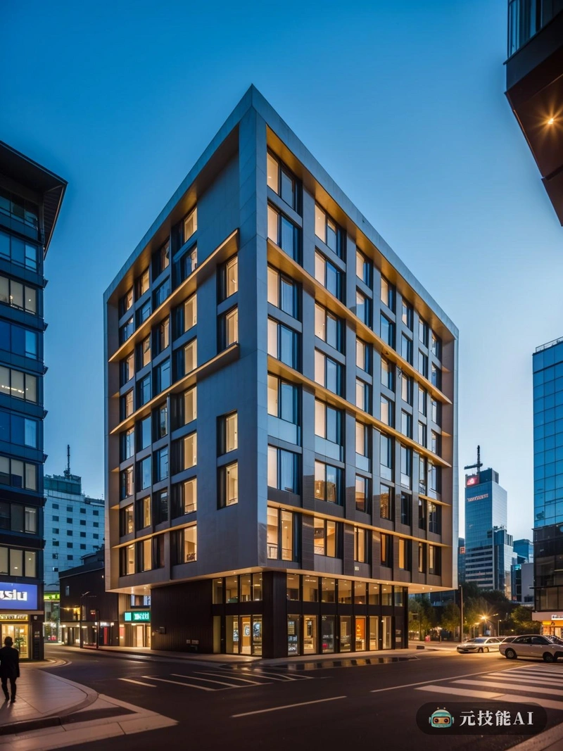 在繁华的城市景观的中心,HostelFuture City作为现代和创新的象征而崛起。其光滑、流线型的建筑与周围地区崎岖的花岗岩形成鲜明对比,体现了后现代的讽刺,定义了城市的城市身份。建筑的翅膀结构似乎漂浮在地面之上,向城市的摩天大楼致敬,也证明了人类工程对自然的掌控。HostelFuture City的立面是设计的杰作,用光和阴影创造了一个动态的,不断变化的视觉体验。花岗岩,一种强度和耐久性的代名词,在整个外部使用,参考了城市的工业历史,同时也展望了可持续性和弹性至关重要的未来。在内部,旅馆提供了一个现代的,舒适的喘息从城市的喧嚣。室内设计与外部相辅相成,干净的线条和柔和的调色板使人们的注意力集中在建筑本身。客房宽敞,设备齐全,提供所有的舒适与城市的景色从每一个窗口的额外奖金。HostelFuture City不只是一个休息的地方;这是一种浓缩了这座城市及其人民精神的体验。这是对人类聪明才智和创造力的证明,是对未来既激动人心又触手可及的愿景。 在繁华的城市景观的中心,HostelFuture City作为现代和创新的象征而崛起。其光滑、流线型的建筑与周围地区崎岖的花岗岩形成鲜明对比,体现了后现代的讽刺,定义了城市的城市身份。建筑的翅膀结构似乎漂浮在地面之上,向城市的摩天大楼致敬,也证明了人类工程对自然的掌控。HostelFuture City的立面是设计的杰作,用光和阴影创造了一个动态的,不断变化的视觉体验。花岗岩,一种强度和耐久性的代名词,在整个外部使用,参考了城市的工业历史,同时也展望了可持续性和弹性至关重要的未来。在内部,旅馆提供了一个现代的,舒适的喘息从城市的喧嚣。室内设计与外部相辅相成,干净的线条和柔和的调色板使人们的注意力集中在建筑本身。客房宽敞,设备齐全,提供所有的舒适与城市的景色从每一个窗口的额外奖金。HostelFuture City不只是一个休息的地方;这是一种浓缩了这座城市及其人民精神的体验。这是对人类聪明才智和创造力的证明,是对未来既激动人心又触手可及的愿景。