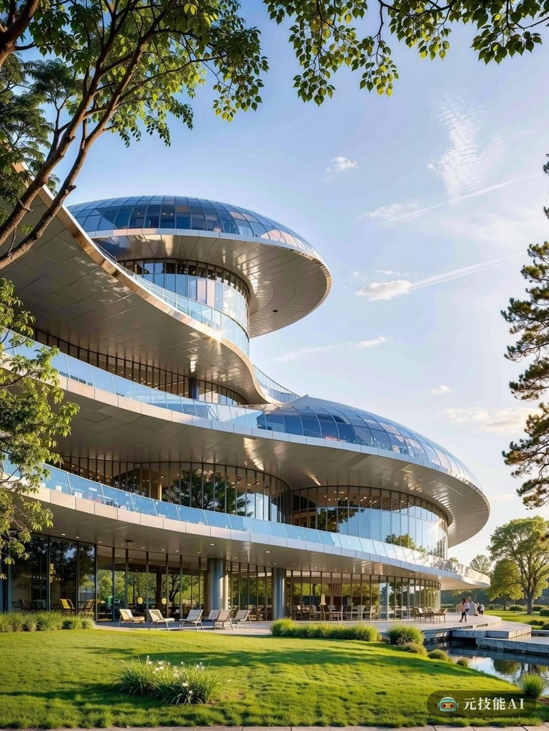 John Lautner的设计杰作,一个水滴形状的博物馆,优雅地矗立在广阔的草原中。建筑的弯曲线条与周围的自然无缝流动,呼应了水与土地的微妙平衡。博物馆的外观,光滑而现代的玻璃和钢铁表面,反映了天空,捕捉了草原的本质,而它的内部是一个充满活力的空间,充满了展品,讲述了该地区丰富的历史和文化故事。参观者被邀请踏上探索之旅,与环境无缝融合,同时与博物馆的内容互动。 John Lautner的设计杰作,一个水滴形状的博物馆,优雅地矗立在广阔的草原中。建筑的弯曲线条与周围的自然无缝流动,呼应了水与土地的微妙平衡。博物馆的外观,光滑而现代的玻璃和钢铁表面,反映了天空,捕捉了草原的本质,而它的内部是一个充满活力的空间,充满了展品,讲述了该地区丰富的历史和文化故事。参观者被邀请踏上探索之旅,与环境无缝融合,同时与博物馆的内容互动。