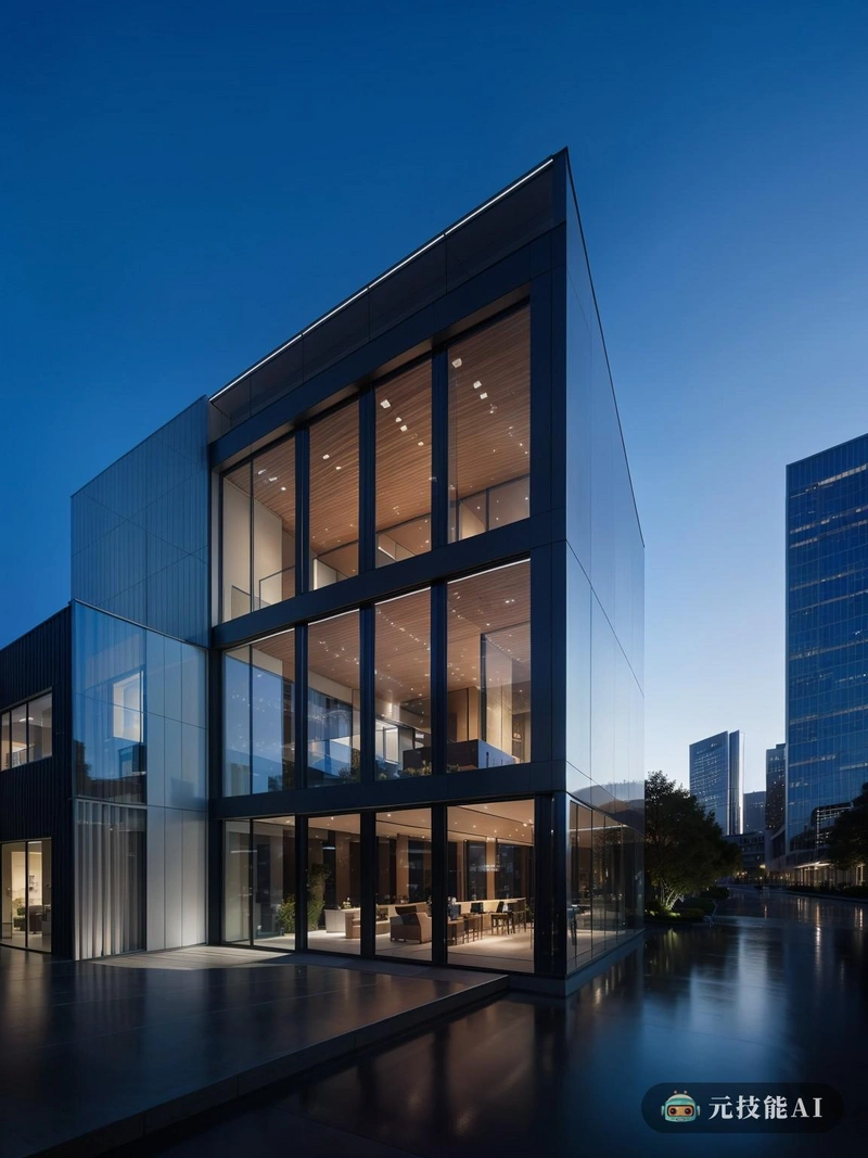 这幅图描绘了一座由著名建筑师赫尔佐格和德梅隆设计的现代建筑。该建筑看起来像是一个文化中心或博物馆,其光滑的玻璃立面反映了周围的城市景观。建筑的设计是未来主义和永恒的,干净的线条和几何形状与城市环境相辅相成。玻璃面板允许自然光进入室内,创造明亮通风的氛围。建筑的入口是一个通往双层通高大厅的大楼梯,在那里游客可以欣赏到建筑的复杂细节和远处的城市景观。 这幅图描绘了一座由著名建筑师赫尔佐格和德梅隆设计的现代建筑。该建筑看起来像是一个文化中心或博物馆,其光滑的玻璃立面反映了周围的城市景观。建筑的设计是未来主义和永恒的,干净的线条和几何形状与城市环境相辅相成。玻璃面板允许自然光进入室内,创造明亮通风的氛围。建筑的入口是一个通往双层通高大厅的大楼梯,在那里游客可以欣赏到建筑的复杂细节和远处的城市景观。