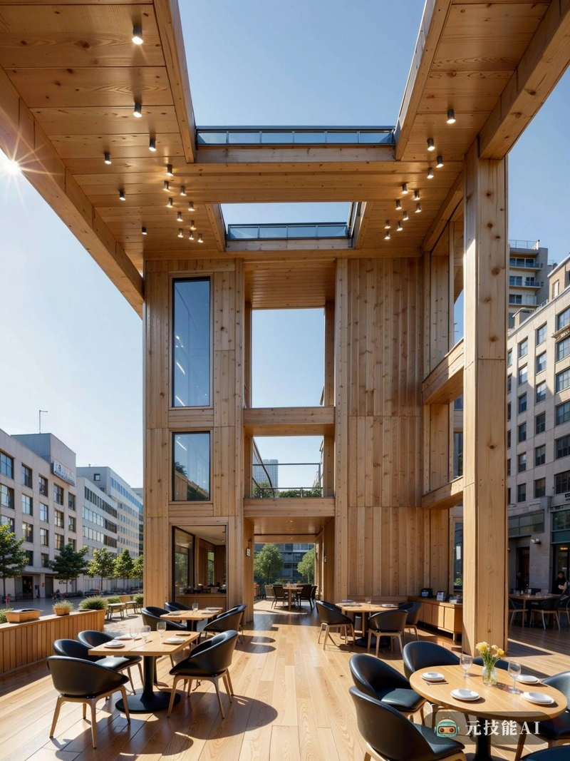 在理查德·罗杰斯(Richard Rogers)设计的餐厅里,现代优雅与几何精确的和谐融合迎接着感官。阳光透过大窗户,将温暖的漫射光洒在光滑的木桌和粉刷过的墙壁上。几何形状为建筑提供了信息,从天花板的干净线条到悬挂灯具的精确。室内风格散发着极简主义,有光滑的家具和稀疏但时尚的装饰。气氛是一个宁静的宁静,完美的一个安静的用餐或亲密的聚会。 在理查德·罗杰斯(Richard Rogers)设计的餐厅里,现代优雅与几何精确的和谐融合迎接着感官。阳光透过大窗户,将温暖的漫射光洒在光滑的木桌和粉刷过的墙壁上。几何形状为建筑提供了信息,从天花板的干净线条到悬挂灯具的精确。室内风格散发着极简主义,有光滑的家具和稀疏但时尚的装饰。气氛是一个宁静的宁静,完美的一个安静的用餐或亲密的聚会。