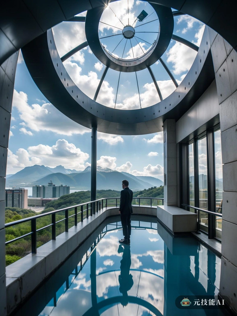 坐落在高山的锯齿状山峰之间,商务中心观景台是斯大林主义建筑和后现代设计的见证。这座建筑是一座现代的圆顶灯塔,似乎从岩石地形中拔地而起,就像一座未来主义建筑,但其鲜明的线条和几何形状与斯大林时代建筑的刚性对称设计相呼应。登上观景台是一种无视重力的体验。这条路穿过一个由充气材料组成的迷宫,这是对反抗重力的斯大林主义建筑的一种有趣的背离。这些可充气的元素,它们的翻滚与甲板外部的混凝土和钢铁形成对比,为原本严肃的纪念性结构增添了一层轻盈和嬉戏。一旦登上山顶,《观察家》就能欣赏到周围乡村令人惊叹的全景,这种景色只会增强从这样一个宁静、自然的高处观察商业运作的喧嚣的讽刺意味。圆顶状的观景台本身提供了360度的视野,让人们可以欣赏到广阔的山脉和下面细微的人造世界。在这种环境下,商业交易和决策似乎更小,更易于管理,仿佛大自然的浩瀚和天空的无限提供了一个超越商业世界日常挑战的视角。仿佛商业中心的观景台,带着后现代的讽刺和斯大林式的宏伟,是人类企业与自然世界交汇的一个隐喻,在这里,观察者可以对现代生活的复杂性获得一个新的视角。 坐落在高山的锯齿状山峰之间,商务中心观景台是斯大林主义建筑和后现代设计的见证。这座建筑是一座现代的圆顶灯塔,似乎从岩石地形中拔地而起,就像一座未来主义建筑,但其鲜明的线条和几何形状与斯大林时代建筑的刚性对称设计相呼应。登上观景台是一种无视重力的体验。这条路穿过一个由充气材料组成的迷宫,这是对反抗重力的斯大林主义建筑的一种有趣的背离。这些可充气的元素,它们的翻滚与甲板外部的混凝土和钢铁形成对比,为原本严肃的纪念性结构增添了一层轻盈和嬉戏。一旦登上山顶,《观察家》就能欣赏到周围乡村令人惊叹的全景,这种景色只会增强从这样一个宁静、自然的高处观察商业运作的喧嚣的讽刺意味。圆顶状的观景台本身提供了360度的视野,让人们可以欣赏到广阔的山脉和下面细微的人造世界。在这种环境下,商业交易和决策似乎更小,更易于管理,仿佛大自然的浩瀚和天空的无限提供了一个超越商业世界日常挑战的视角。仿佛商业中心的观景台,带着后现代的讽刺和斯大林式的宏伟,是人类企业与自然世界交汇的一个隐喻,在这里,观察者可以对现代生活的复杂性获得一个新的视角。