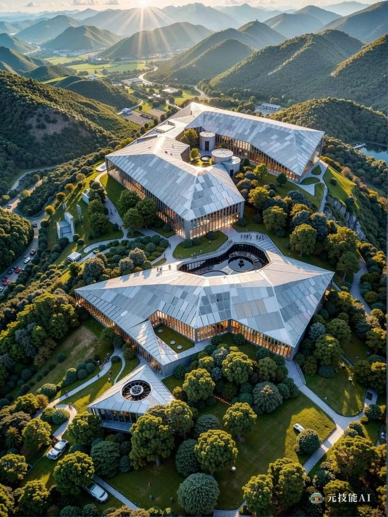 在画布的中心,一座博物馆建筑脱颖而出,在高耸的摩天大楼的背景下,像一只鸟的翅膀。博物馆的建筑是现代和古典元素的融合,它的翅膀优雅地伸向天空。摩天大楼在远处若隐若现,它们的玻璃幕墙反射着阳光,与博物馆的石头外墙形成了鲜明的对比。博物馆周围挤满了人,有些人对它的宏伟肃然起敬,有些人则忙着拍照。几个孩子在两翼之间的空地上奔跑玩耍,他们的笑声在城市景观中回荡。仔细观察可以发现博物馆外部复杂的细节,从柱子上复杂的雕刻到华丽的窗台。这座建筑似乎通过它的建筑讲述了一个故事,一个跨越时间和文化的叙事。在前景中,一条小路通向博物馆的入口,周围是郁郁葱葱的绿色植物,装饰着雕塑。空气中充满了鸟鸣和偶尔飞过的飞机的嗡嗡声,在城市的喧嚣中营造出一种宁静的感觉。这幅画捕捉到了城市生活的本质,突出了在现代城市的混乱中可以存在的美与和谐。 在画布的中心,一座博物馆建筑脱颖而出,在高耸的摩天大楼的背景下,像一只鸟的翅膀。博物馆的建筑是现代和古典元素的融合,它的翅膀优雅地伸向天空。摩天大楼在远处若隐若现,它们的玻璃幕墙反射着阳光,与博物馆的石头外墙形成了鲜明的对比。博物馆周围挤满了人,有些人对它的宏伟肃然起敬,有些人则忙着拍照。几个孩子在两翼之间的空地上奔跑玩耍,他们的笑声在城市景观中回荡。仔细观察可以发现博物馆外部复杂的细节,从柱子上复杂的雕刻到华丽的窗台。这座建筑似乎通过它的建筑讲述了一个故事,一个跨越时间和文化的叙事。在前景中,一条小路通向博物馆的入口,周围是郁郁葱葱的绿色植物,装饰着雕塑。空气中充满了鸟鸣和偶尔飞过的飞机的嗡嗡声,在城市的喧嚣中营造出一种宁静的感觉。这幅画捕捉到了城市生活的本质,突出了在现代城市的混乱中可以存在的美与和谐。