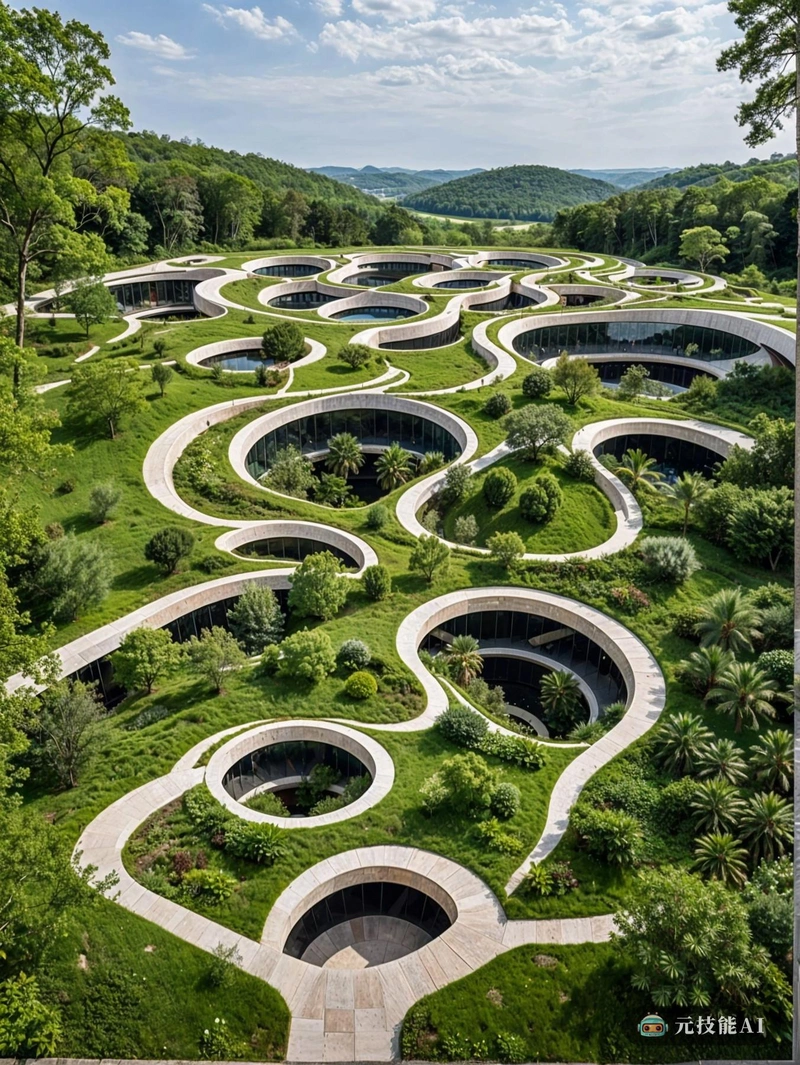 在自然美景的背景下,令人惊叹的现代建筑景观,裂缝状形状博物馆是一位著名建筑师设计的杰作。该结构类似于地壳中的天然裂缝,傲然矗立在郁郁葱葱的绿色植物中,其轮廓与周围的景观无缝融合。内部是一个由相互连接的画廊组成的迷宫,每个画廊都展示了自然界中发现的裂缝状结构的不同方面。可持续材料和环保设计元素的使用进一步强调了博物馆与自然环境的和谐共存。当游客在博物馆中穿行时,他们会得到一种迷人的体验,了解大自然的奇迹和人类设计的艺术性。 在自然美景的背景下,令人惊叹的现代建筑景观,裂缝状形状博物馆是一位著名建筑师设计的杰作。该结构类似于地壳中的天然裂缝,傲然矗立在郁郁葱葱的绿色植物中,其轮廓与周围的景观无缝融合。内部是一个由相互连接的画廊组成的迷宫,每个画廊都展示了自然界中发现的裂缝状结构的不同方面。可持续材料和环保设计元素的使用进一步强调了博物馆与自然环境的和谐共存。当游客在博物馆中穿行时,他们会得到一种迷人的体验,了解大自然的奇迹和人类设计的艺术性。