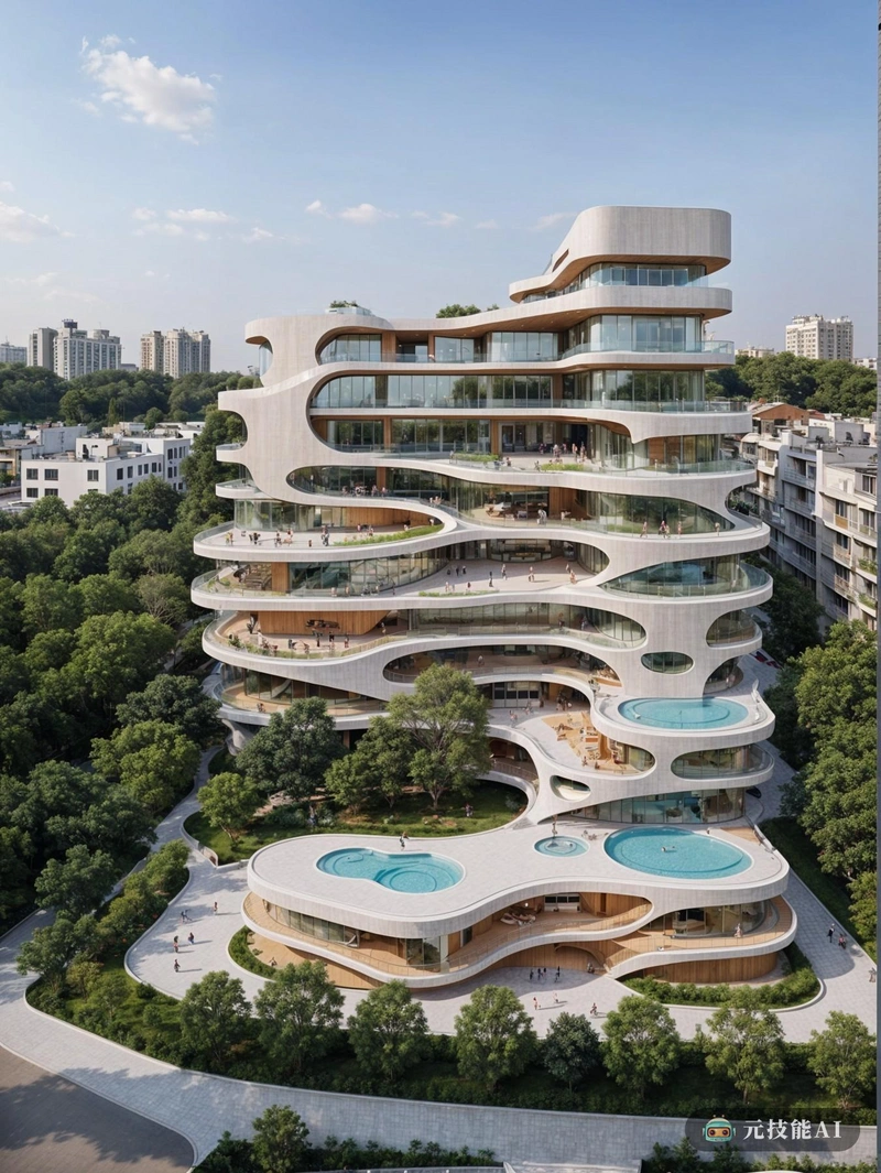 一座由著名建筑师设计的三层幼儿园建筑在熙熙攘攘的城市街道的背景下脱颖而出。它的裂缝状形状,类似于自然景观,是建筑师创新设计的证明。立面融合了现代和有机元素,弯曲的线条和纹理唤起了温暖和舒适的感觉。建筑的低层结构与周围环境相辅相成,无缝地融入城市景观。在里面,幼儿园是一个充满活力和丰富多彩的空间,充满了笑声和孩子们玩耍的声音。该设计不仅满足了孩子们的教育需求,还培养了社区意识和归属感。 一座由著名建筑师设计的三层幼儿园建筑在熙熙攘攘的城市街道的背景下脱颖而出。它的裂缝状形状,类似于自然景观,是建筑师创新设计的证明。立面融合了现代和有机元素,弯曲的线条和纹理唤起了温暖和舒适的感觉。建筑的低层结构与周围环境相辅相成,无缝地融入城市景观。在里面,幼儿园是一个充满活力和丰富多彩的空间,充满了笑声和孩子们玩耍的声音。该设计不仅满足了孩子们的教育需求,还培养了社区意识和归属感。