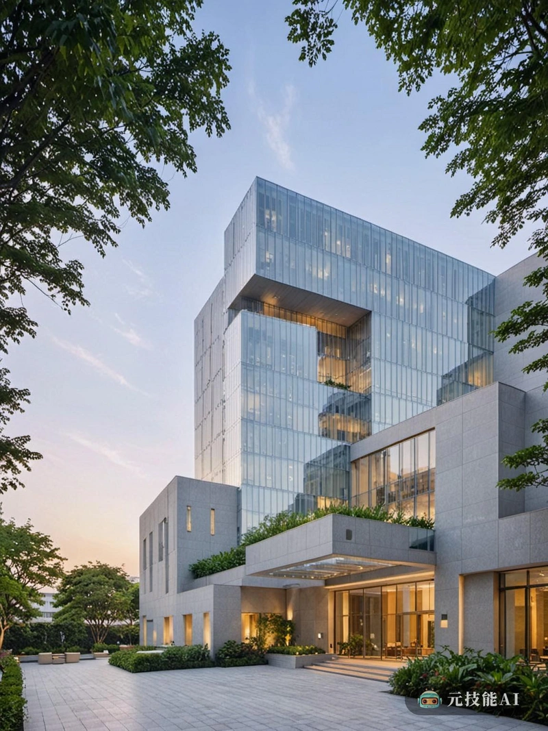 由著名建筑师山崎实设计的酒店矗立在城市景观的背景下,是一座时尚的现代大厦。玻璃幕墙反射柔和的夕阳,在周围地区投射出温暖的光芒。几何形状和干净的线条定义了结构的外观,体现了极简主义风格,与城市环境相辅相成。立面上错综复杂的图案和优雅的入口等细节为整体设计增添了一丝精致。在里面,酒店散发着奢华和宁静的感觉,毛绒地毯,时尚的家具,和设计巧妙的空间。大堂是一个平静的天堂,柔和的灯光和充足的绿色植物,邀请客人放松和享受他们的逗留。 由著名建筑师山崎实设计的酒店矗立在城市景观的背景下,是一座时尚的现代大厦。玻璃幕墙反射柔和的夕阳,在周围地区投射出温暖的光芒。几何形状和干净的线条定义了结构的外观,体现了极简主义风格,与城市环境相辅相成。立面上错综复杂的图案和优雅的入口等细节为整体设计增添了一丝精致。在里面,酒店散发着奢华和宁静的感觉,毛绒地毯,时尚的家具,和设计巧妙的空间。大堂是一个平静的天堂,柔和的灯光和充足的绿色植物,邀请客人放松和享受他们的逗留。