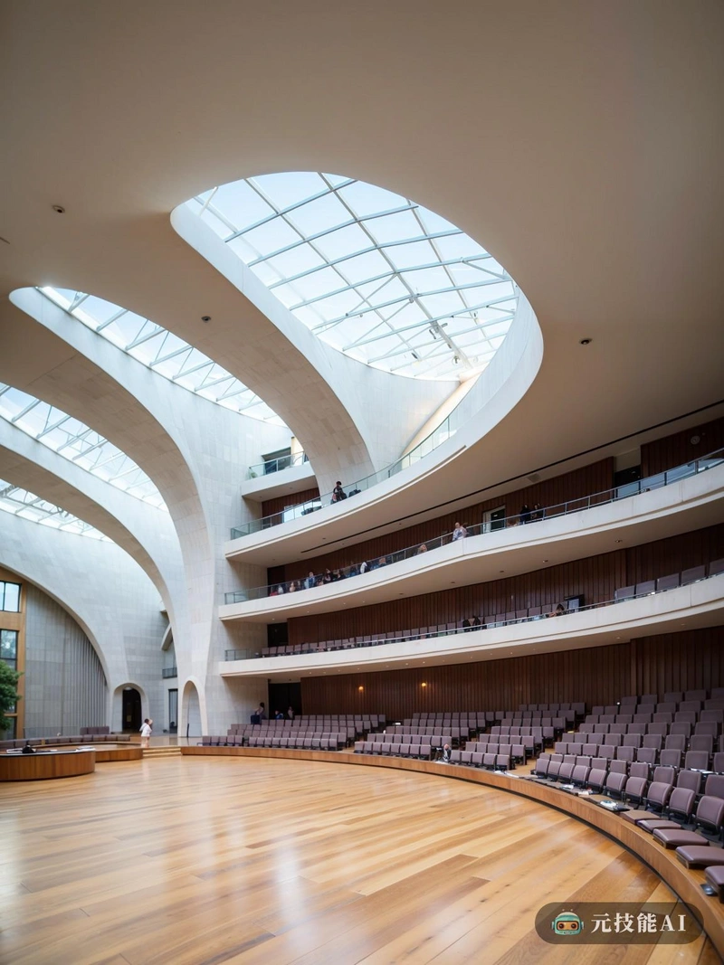 圣地亚哥·卡拉特拉瓦(Santiago Calatrava)设计的一座剧院证明了他对建筑的独特见解。该结构看起来像几何形式的优雅舞蹈,曲线和角度在和谐的融合中相交。立面是光与影的游戏,阳光从其起伏的表面反射,将光线投射到周围区域。内部同样令人印象深刻,一个巨大的礼堂似乎漂浮在建筑内部,由精致的柱子和拱门支撑。座位的布置方式最大限度地提高了舒适性和可视性,而舞台是一个灵活的平台,随时可以容纳任何表演。整体风格既现代又永恒,证明了卡拉特拉瓦对形式和功能的掌握。 圣地亚哥·卡拉特拉瓦(Santiago Calatrava)设计的一座剧院证明了他对建筑的独特见解。该结构看起来像几何形式的优雅舞蹈,曲线和角度在和谐的融合中相交。立面是光与影的游戏,阳光从其起伏的表面反射,将光线投射到周围区域。内部同样令人印象深刻,一个巨大的礼堂似乎漂浮在建筑内部,由精致的柱子和拱门支撑。座位的布置方式最大限度地提高了舒适性和可视性,而舞台是一个灵活的平台,随时可以容纳任何表演。整体风格既现代又永恒,证明了卡拉特拉瓦对形式和功能的掌握。