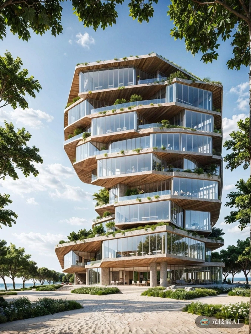 由著名建筑师设计的办公大楼以海滩为背景,采用裂缝的形式,体现了自然和人工元素的独特融合。建筑的外立面似乎被某种地质力量劈开,露出充满自然光的原始内部空间。这种裂缝状的形状不仅与海滩的地形相呼应,而且象征着一个动态的、不断发展的工作空间。室内设计与外部相辅相成,采用开放式办公室、郁郁葱葱的绿色空间和最先进的技术,营造出创造性和协作的环境。这座建筑不仅仅是一个工作场所,也是人与自然和谐结合的表达。 由著名建筑师设计的办公大楼以海滩为背景,采用裂缝的形式,体现了自然和人工元素的独特融合。建筑的外立面似乎被某种地质力量劈开,露出充满自然光的原始内部空间。这种裂缝状的形状不仅与海滩的地形相呼应,而且象征着一个动态的、不断发展的工作空间。室内设计与外部相辅相成,采用开放式办公室、郁郁葱葱的绿色空间和最先进的技术,营造出创造性和协作的环境。这座建筑不仅仅是一个工作场所,也是人与自然和谐结合的表达。