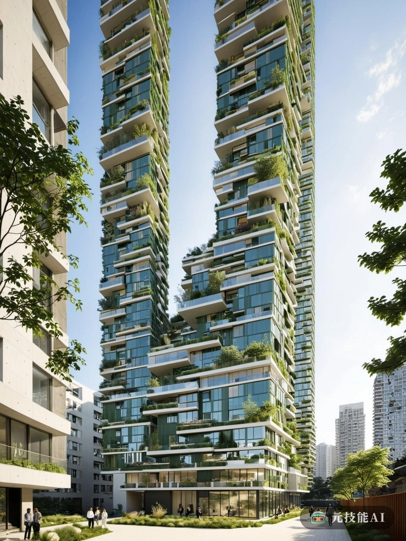 Social Housing Vision的设计理念:摩天大楼与自然融合，探索城市密度与自然环境的和谐融合。这个创新的建筑融合了传统的日本美学和现代摩天大楼的先锋技术，创造了一个尊重周围环境的垂直社区。梯田式布局模仿了周围景观的自然轮廓，确保每个住宅都享有最佳的日光和通风。受日本园林艺术启发的装饰设计装饰了立面，与周围的绿色植物无缝融合。聚合物复合材料的使用确保了耐久性和使用寿命，同时保持了轻质和环保的结构。设计的核心是一个梦幻般的花园，一个贯穿摩天大楼中心的垂直绿洲。这个绿色核心为居民提供了一个远离城市喧嚣的避难所，培养了一种社区意识和与自然的联系。花园是一个动态的空间，随着季节的变化而变化，为居民提供独特的城市体验。社会住房愿景:与自然融合的摩天大楼不仅仅是住房的提议，而是对可持续、互联和环境负责任的城市未来的愿景。