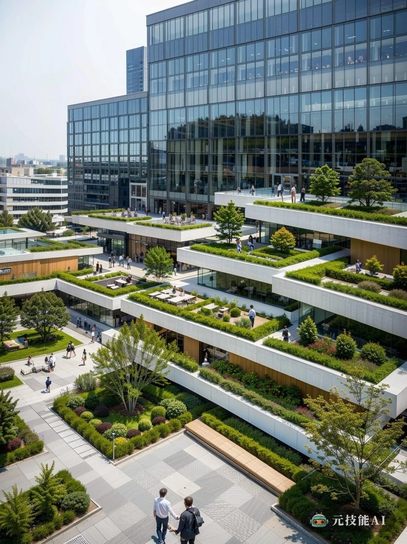 在这座熙熙攘攘的城市宁静的风景中,理查德·罗杰斯设计的一家医院矗立在希望和治愈的灯塔上。建筑沐浴在柔和的自然光中,散发出一种温暖而诱人的氛围。几何形式受到罗杰斯标志性风格的影响,在结构的干净线条和角度中表现得很明显,与自然环境和谐融合。绿色屋顶和综合花园等细节为设计增添了自然气息,为病人和工作人员创造了一个健康和平静的环境。医院的设计不仅仅是关于功能,还关于创造一个有利于治疗和恢复的空间。 在这座熙熙攘攘的城市宁静的风景中,理查德·罗杰斯设计的一家医院矗立在希望和治愈的灯塔上。建筑沐浴在柔和的自然光中,散发出一种温暖而诱人的氛围。几何形式受到罗杰斯标志性风格的影响,在结构的干净线条和角度中表现得很明显,与自然环境和谐融合。绿色屋顶和综合花园等细节为设计增添了自然气息,为病人和工作人员创造了一个健康和平静的环境。医院的设计不仅仅是关于功能,还关于创造一个有利于治疗和恢复的空间。