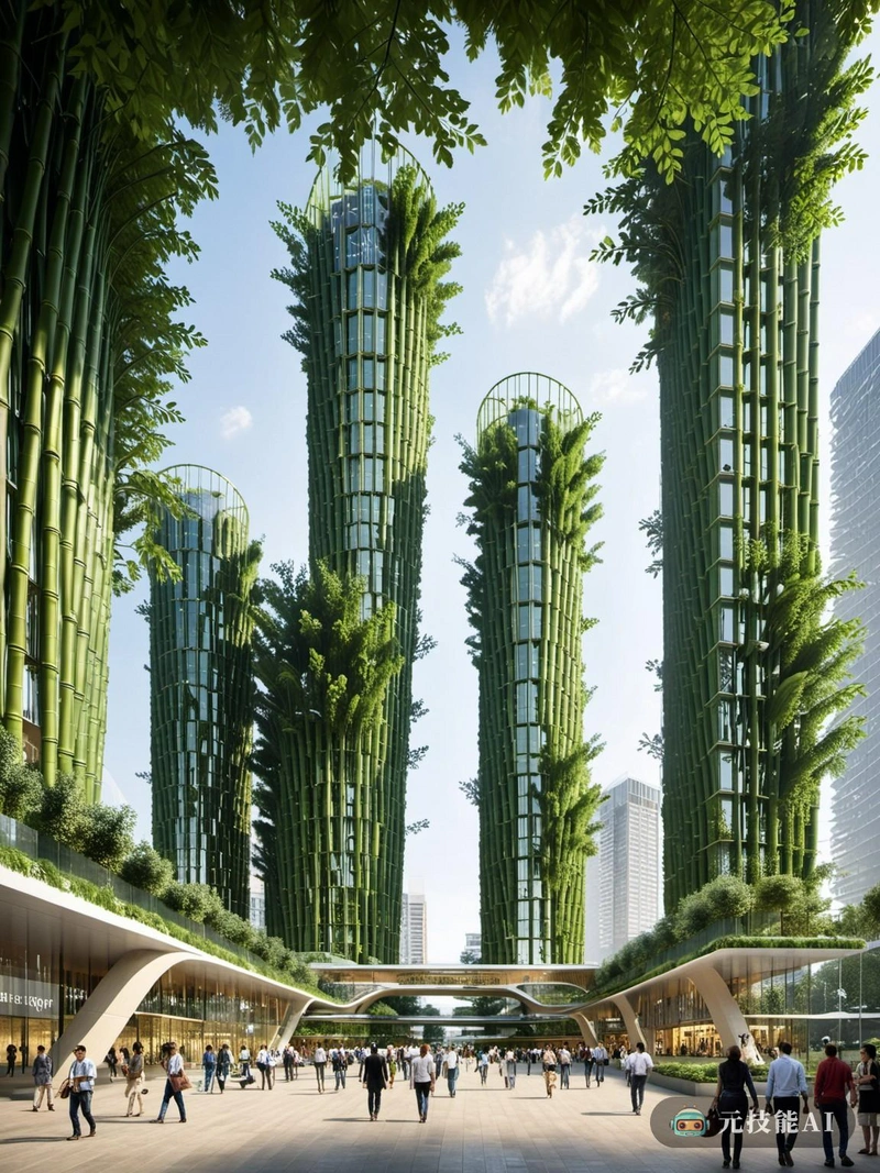 transstech AgriSky充分释放了技术和自然的潜力，是对未来交通和农业融合为可持续城市景观的愿景。这个设计的核心是一个交通枢纽，一个将城市居民与外部世界无缝连接起来的活动脉搏。围绕这个中心是一个高科技农业园区，在那里种植竹子和其他可持续材料，创造城市生活与自然之间的共生关系。在这片绿色的天篷之上耸立着摩天大楼，它们是垂直生活的先驱，装饰设计融合了哥特式风格的宏伟与极简主义的优雅。transstech AgriSky不仅仅是一个设计;这是一个更绿色、更互联的明天的宣言。
