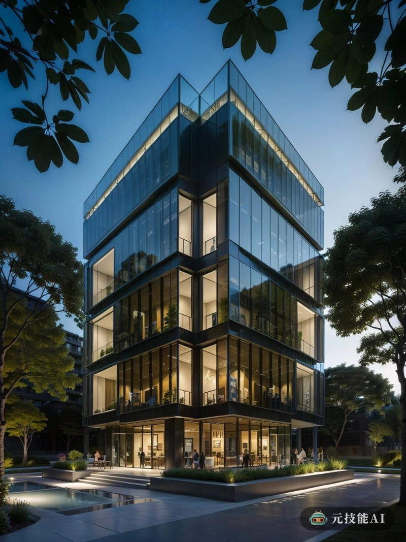 文丘里和斯科特·布朗设计的当代建筑的迷人形象是现代建筑的象征。该建筑外观为光滑的玻璃覆盖结构,反映了周围的城市景观。它的几何线条和干净的切割与自然元素形成鲜明对比,创造了人造世界与自然世界之间的动态对话。立面上装饰着复杂的图案,这些图案与光和影一起玩耍,增加了深度和视觉趣味。树木和绿色植物环绕着结构,创造了室内外空间的和谐融合。建筑的设计体现了可持续性和功能性的理念,而其内部空间为工作、学习或休闲提供了一个诱人的氛围。 文丘里和斯科特·布朗设计的当代建筑的迷人形象是现代建筑的象征。该建筑外观为光滑的玻璃覆盖结构,反映了周围的城市景观。它的几何线条和干净的切割与自然元素形成鲜明对比,创造了人造世界与自然世界之间的动态对话。立面上装饰着复杂的图案,这些图案与光和影一起玩耍,增加了深度和视觉趣味。树木和绿色植物环绕着结构,创造了室内外空间的和谐融合。建筑的设计体现了可持续性和功能性的理念,而其内部空间为工作、学习或休闲提供了一个诱人的氛围。
