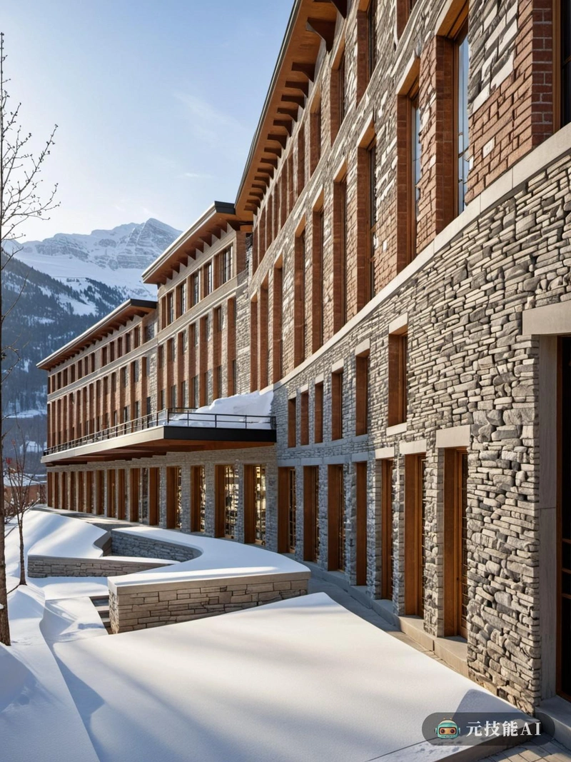 坐落在高山宁静的雪景中,“高架商业中心”是一个新古典主义建筑拥抱几何现代性的愿景。该设计和谐地融合了砖混结构和亭台楼阁风格的优雅,是人类想象力的证明。该中心的立面是几何精度的研究,干净的线条和棱角分明的形式与周围冬季景观的鲜明之美相呼应。新古典主义的细节,如复杂的雕刻和圆柱门廊,为设计增添了永恒的优雅,而砖混凝土的使用散发出温暖,与高山环境的严峻相抗衡。在内部,空间被设计为最大的功能和舒适,为商业交易和战略规划提供了理想的环境。高架商务中心不仅仅是一座建筑;它是人类智慧和抱负的体现,就像雪山上的一盏明灯。 坐落在高山宁静的雪景中,“高架商业中心”是一个新古典主义建筑拥抱几何现代性的愿景。该设计和谐地融合了砖混结构和亭台楼阁风格的优雅,是人类想象力的证明。该中心的立面是几何精度的研究,干净的线条和棱角分明的形式与周围冬季景观的鲜明之美相呼应。新古典主义的细节,如复杂的雕刻和圆柱门廊,为设计增添了永恒的优雅,而砖混凝土的使用散发出温暖,与高山环境的严峻相抗衡。在内部,空间被设计为最大的功能和舒适,为商业交易和战略规划提供了理想的环境。高架商务中心不仅仅是一座建筑;它是人类智慧和抱负的体现,就像雪山上的一盏明灯。
